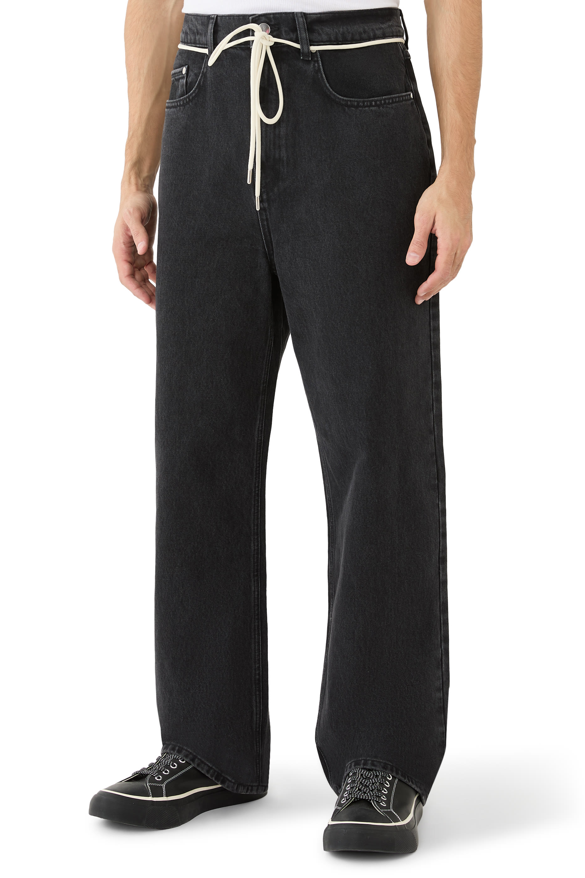 بنطال جينز بقصة مريحة دنيم