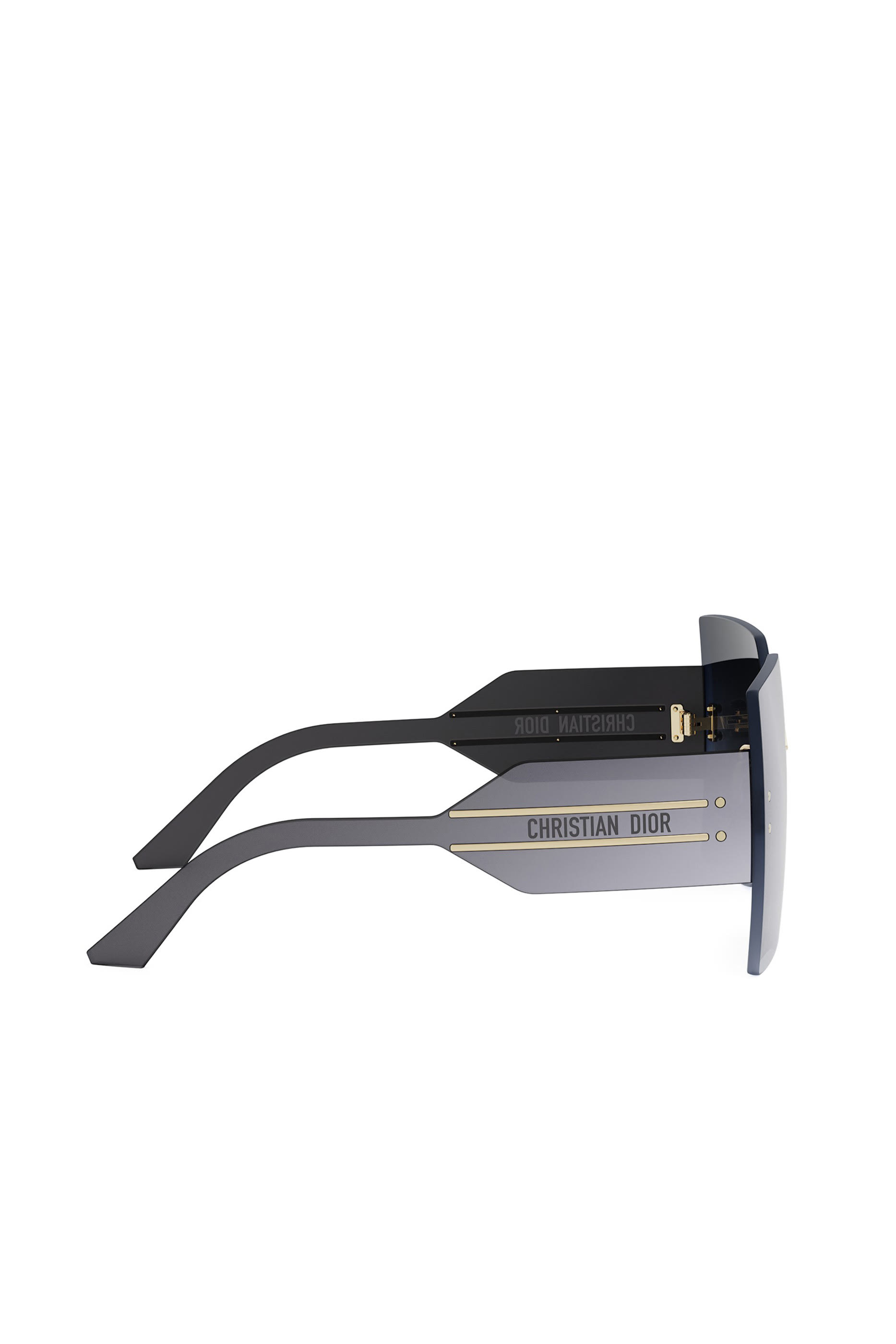 نظارة شمسية ديور كلوب ام 5 يو فضية بتصميم هندسي