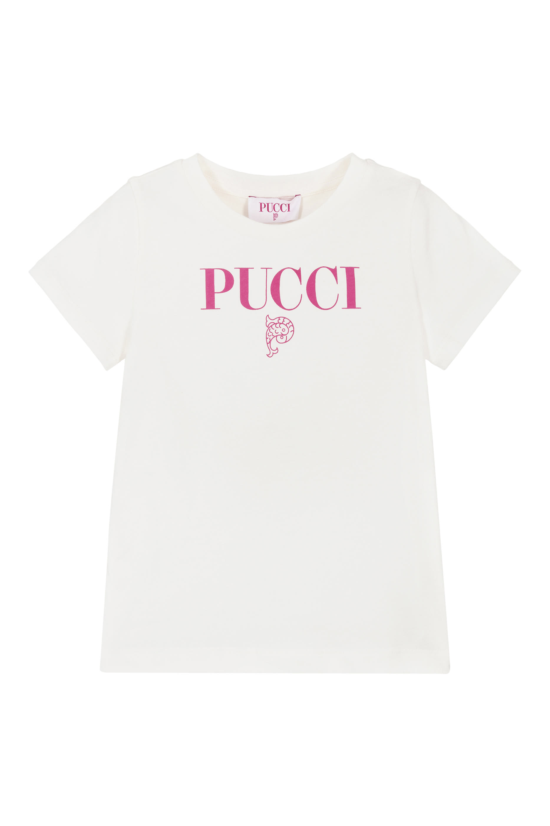 تيشيرت بشعار الماركة للأطفال