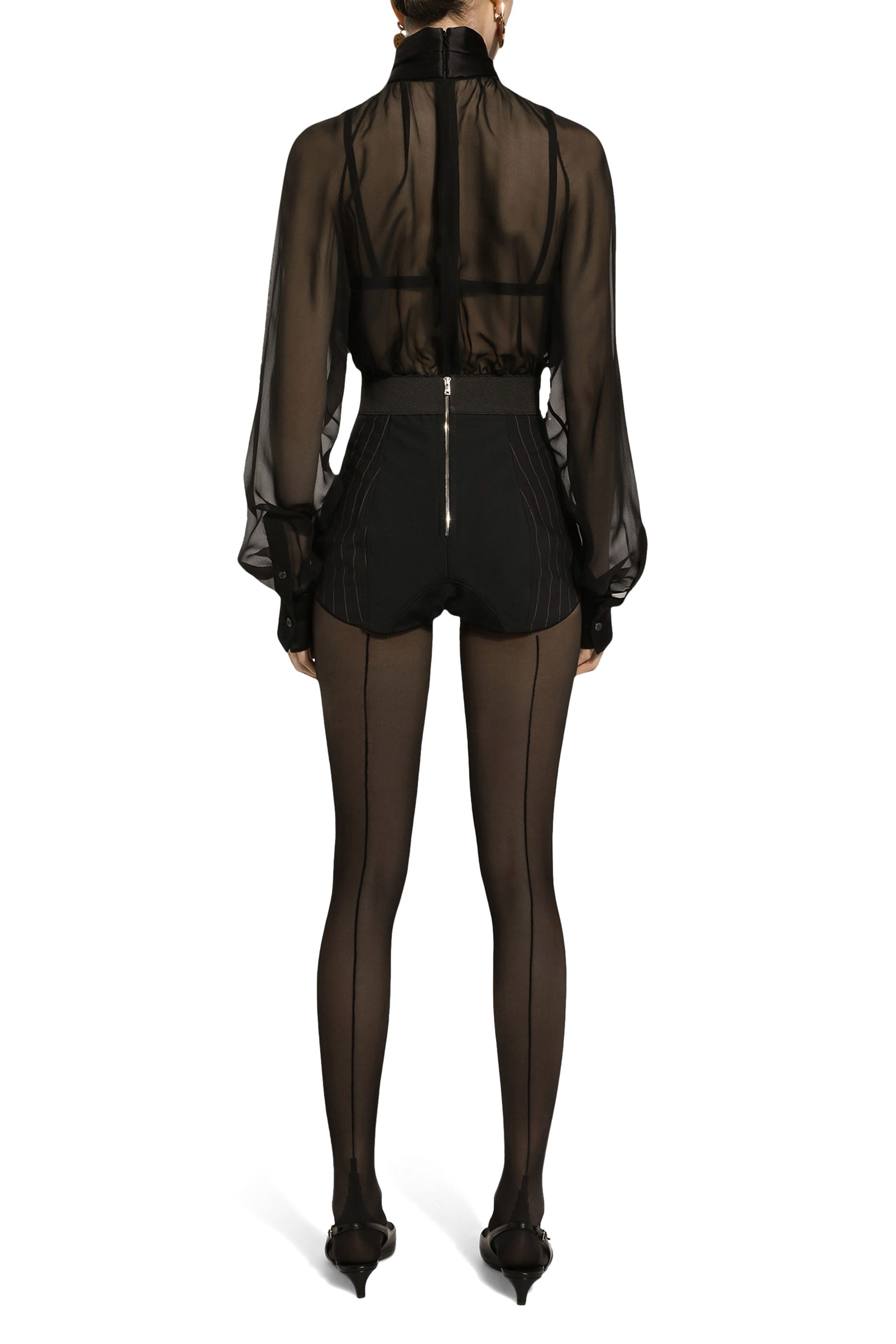 سورال داخلي مخطط مزيج صوف تويل