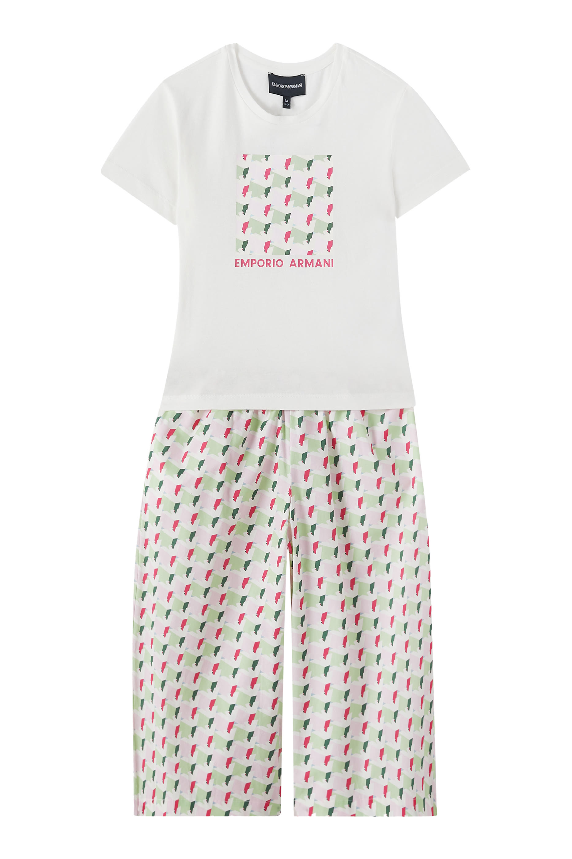 تيشيرت بطبعات شعار الماركة للأطفال