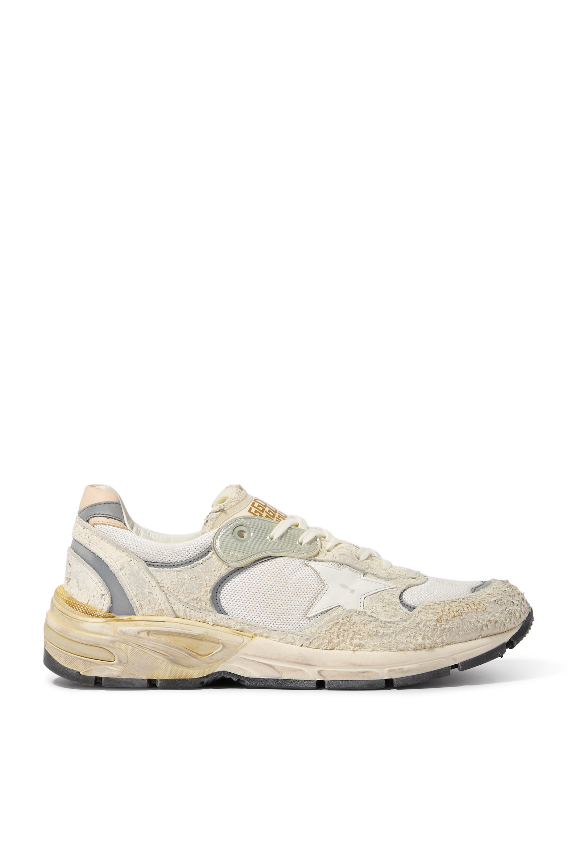 سنيكرز وومنز داد ستار مزين برقعة النجمة بشريط عند الكعب قماش شبكي وشمواه 