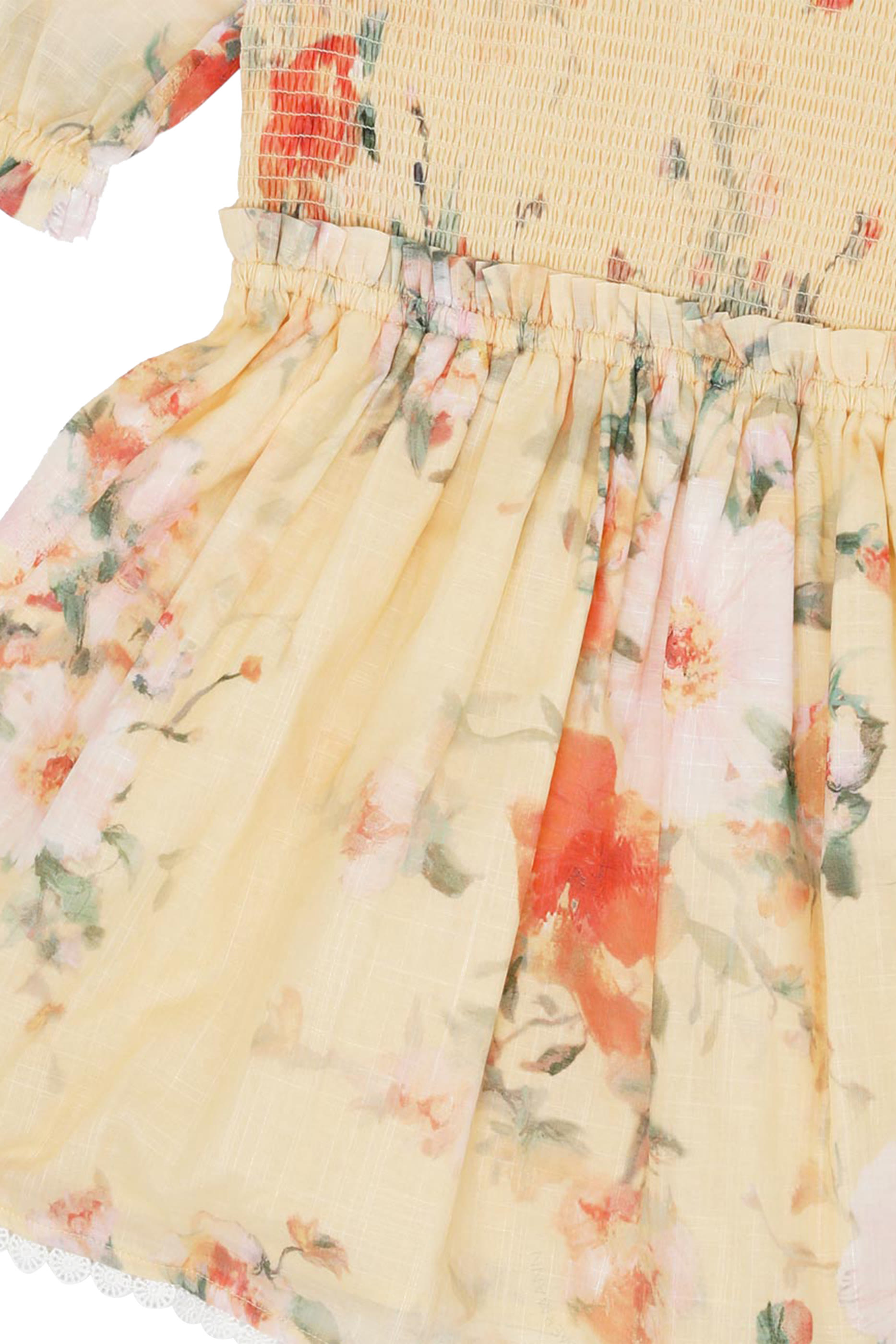 فستان إيفرلي بكشكش وصدرية ضيقة للأطفال