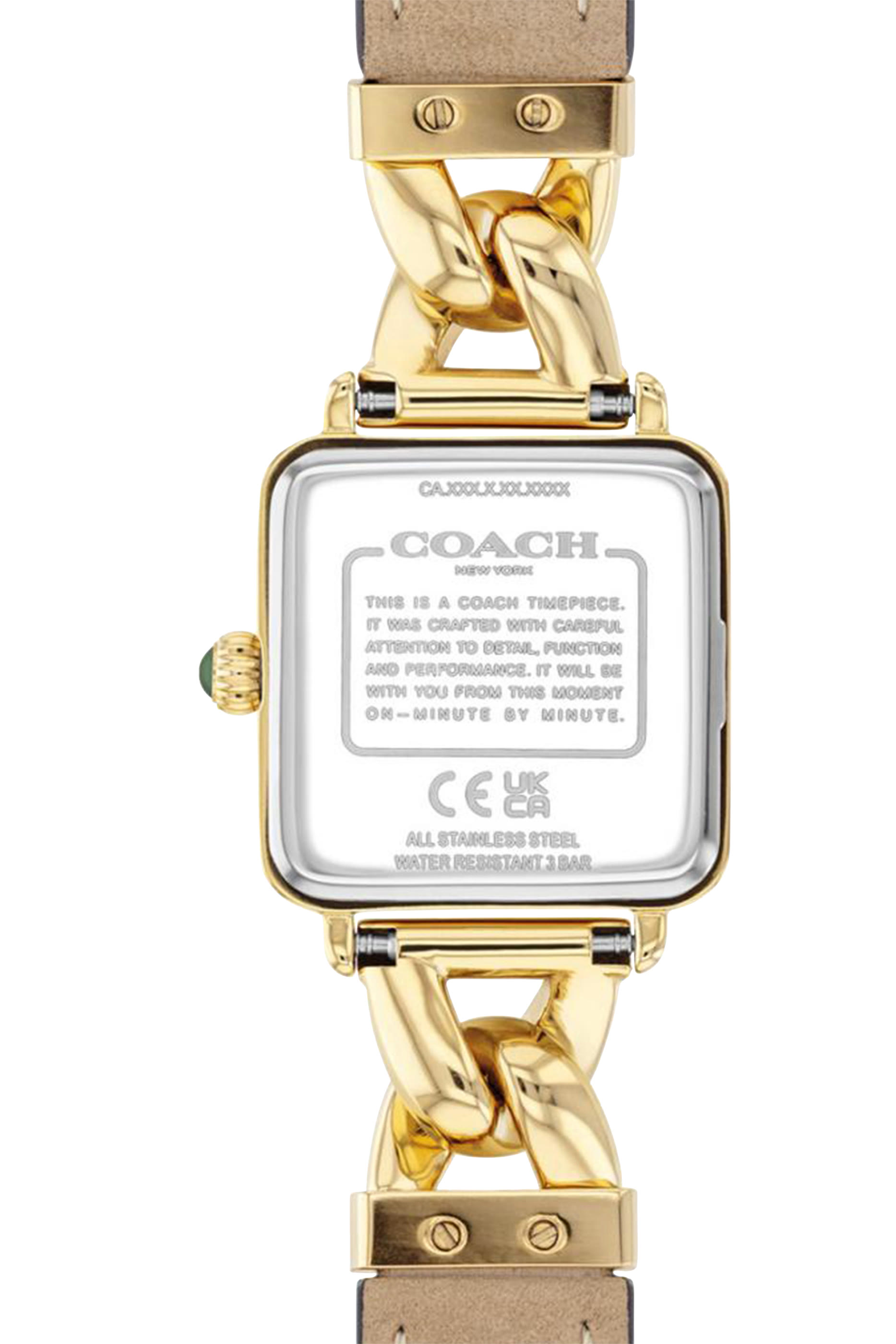  ساعة كاس بتصميم ملفوف جلد