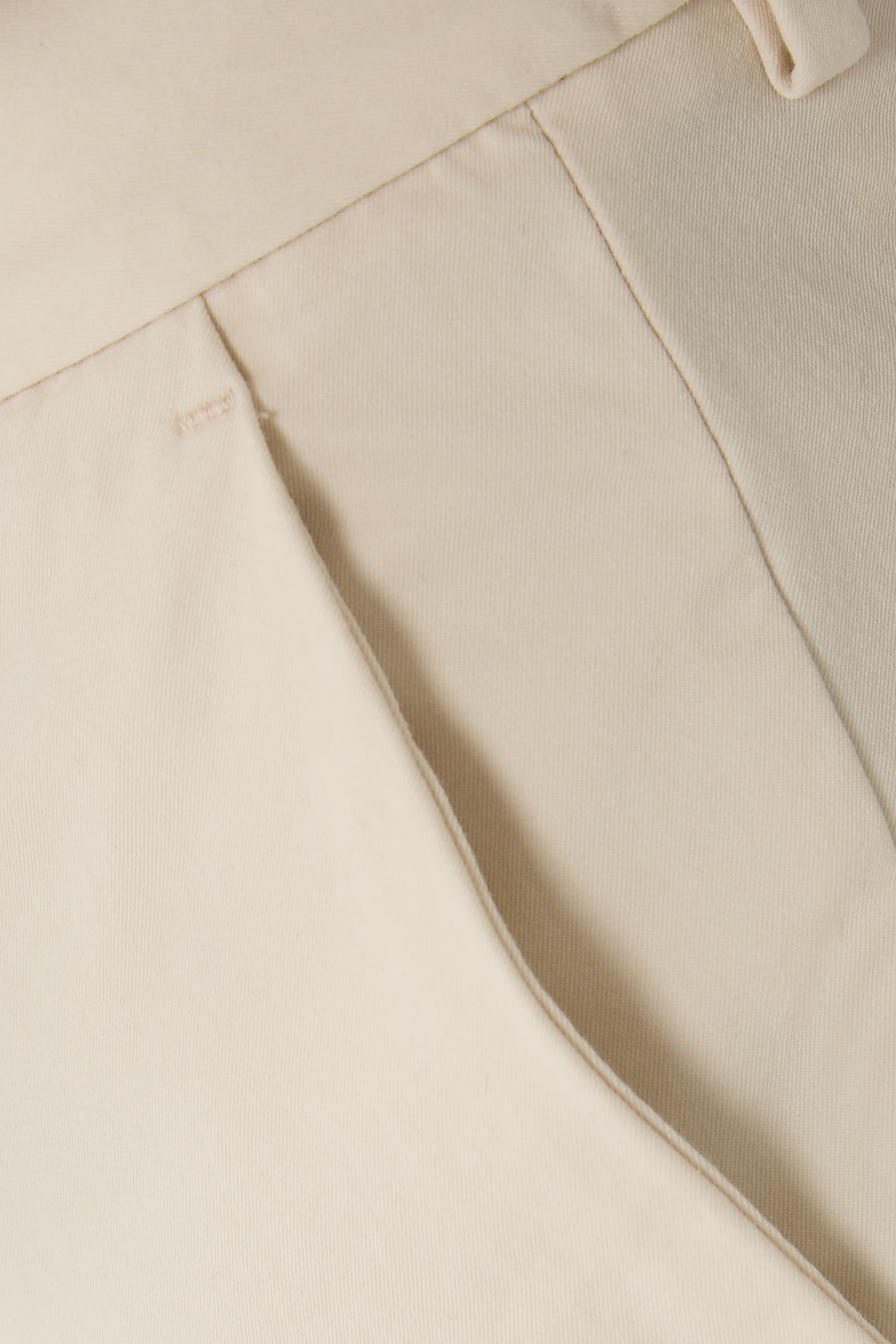 Stretch Cotton Blend Slim-Fit Trousers