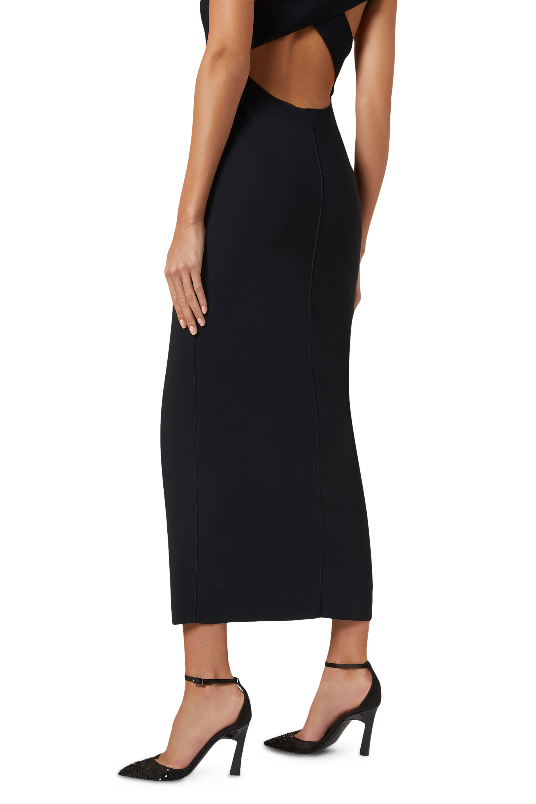 صندل ديكولت 110 ساتان مطرز بالترتر