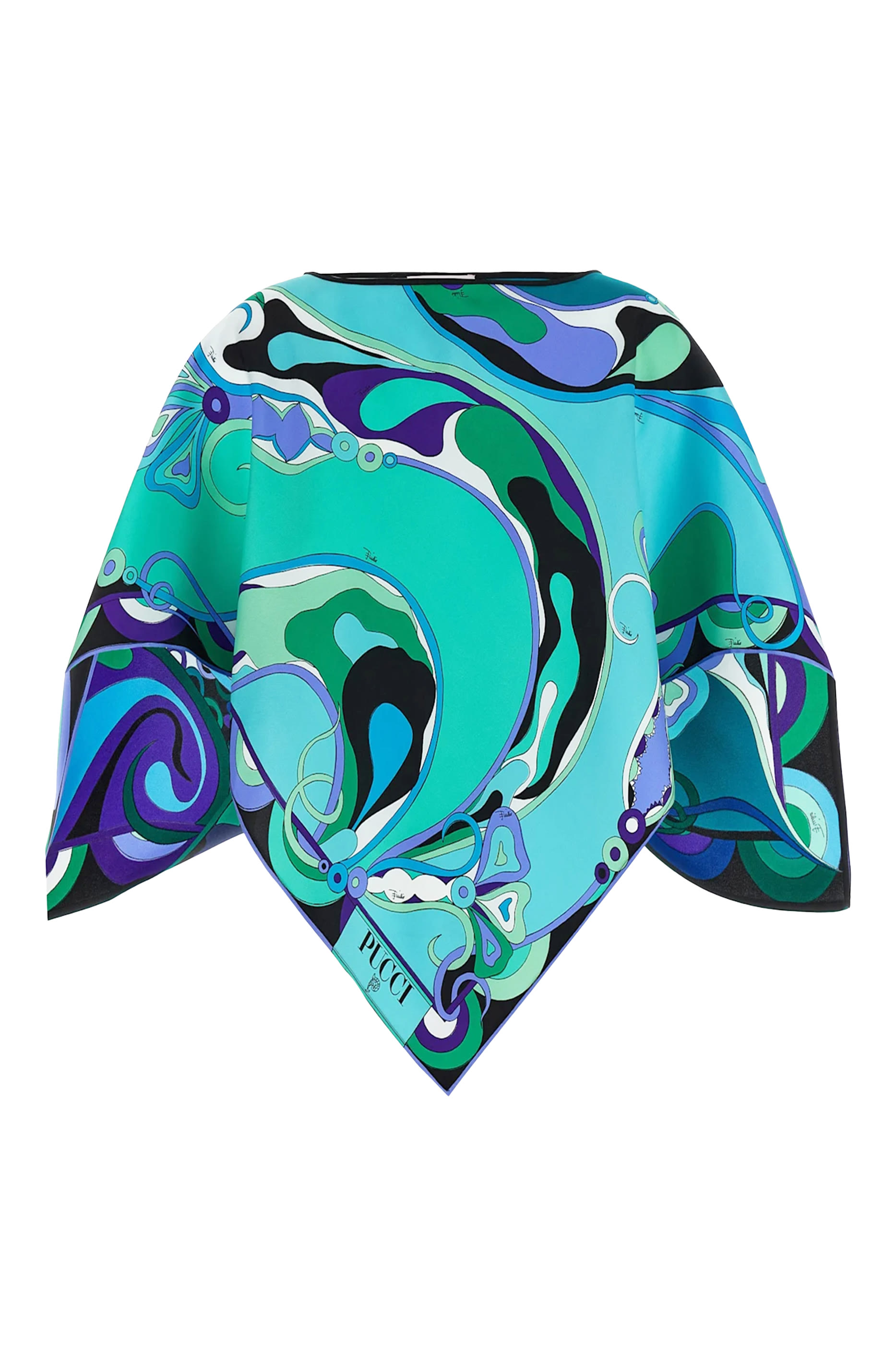 بلوزة بنقشة اوركيدي