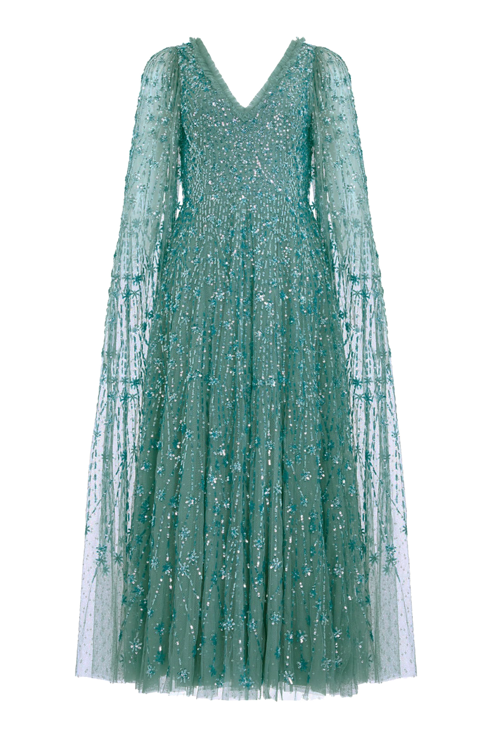 فستان سهرة كوميت بطول الكاحل