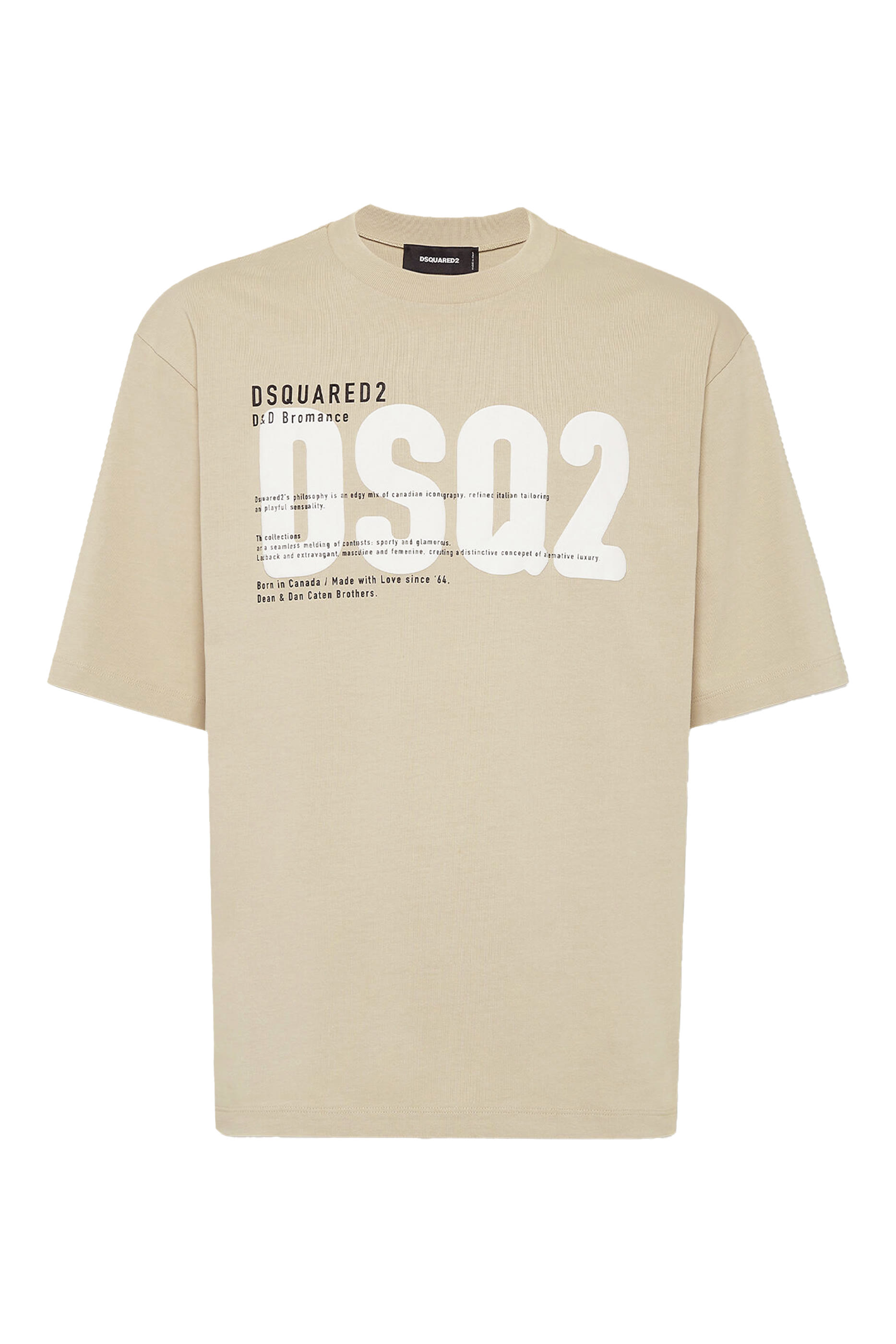 تيشيرت بشعار الماركة قطن