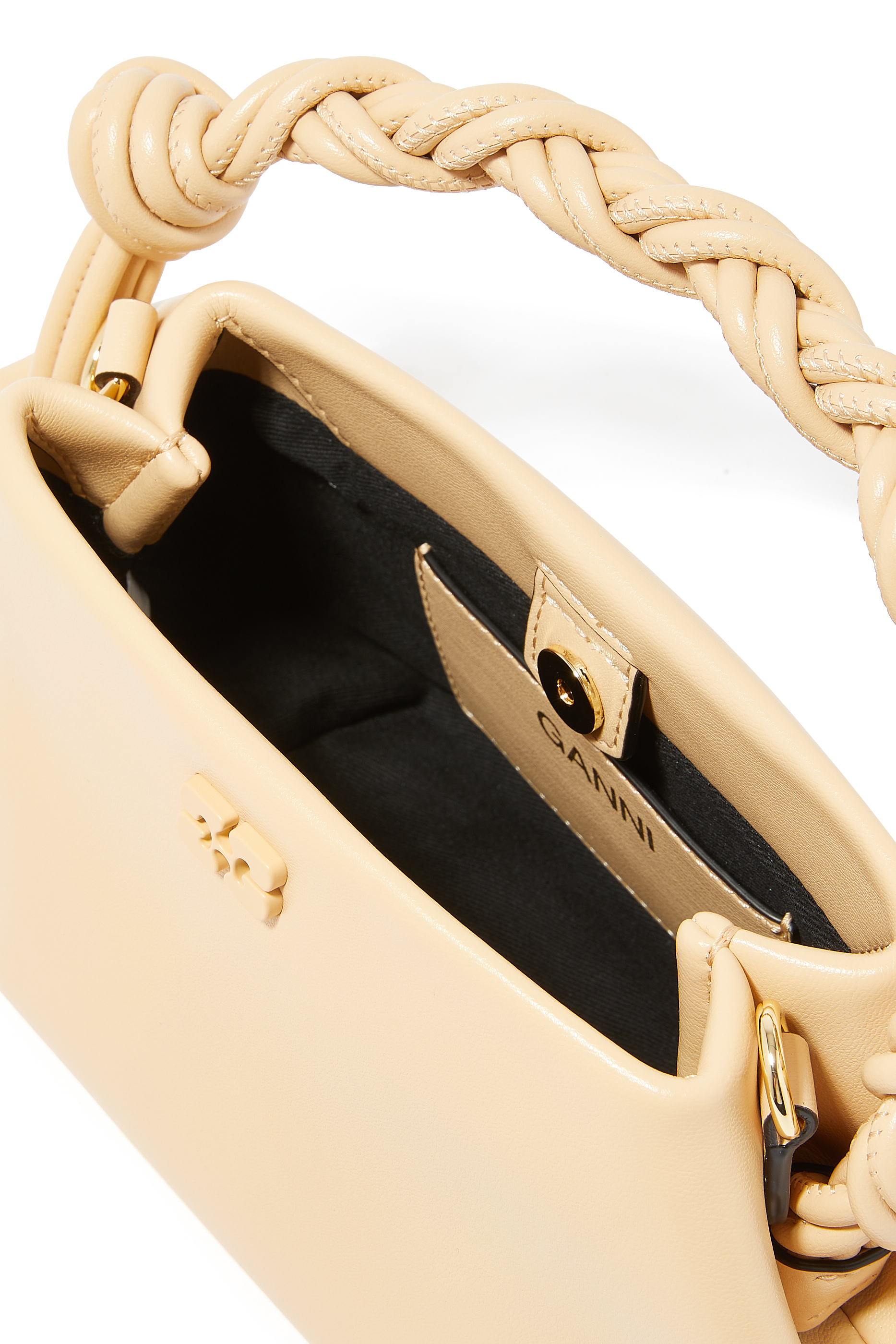 حقيبة يد بو صغيرة بيد مجدولة