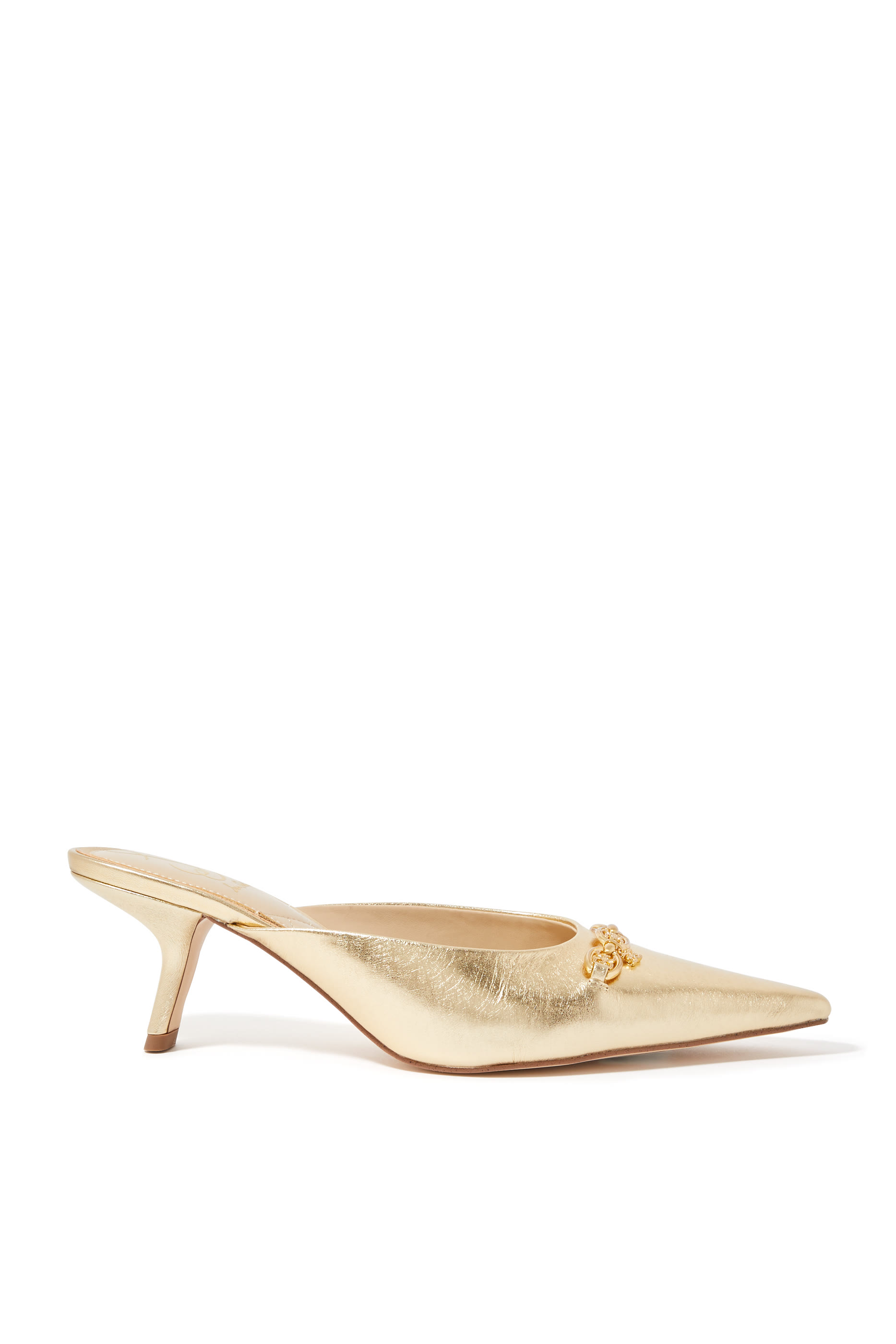 حذاء برين 50 مفتوح من الخلف بكعب قصير