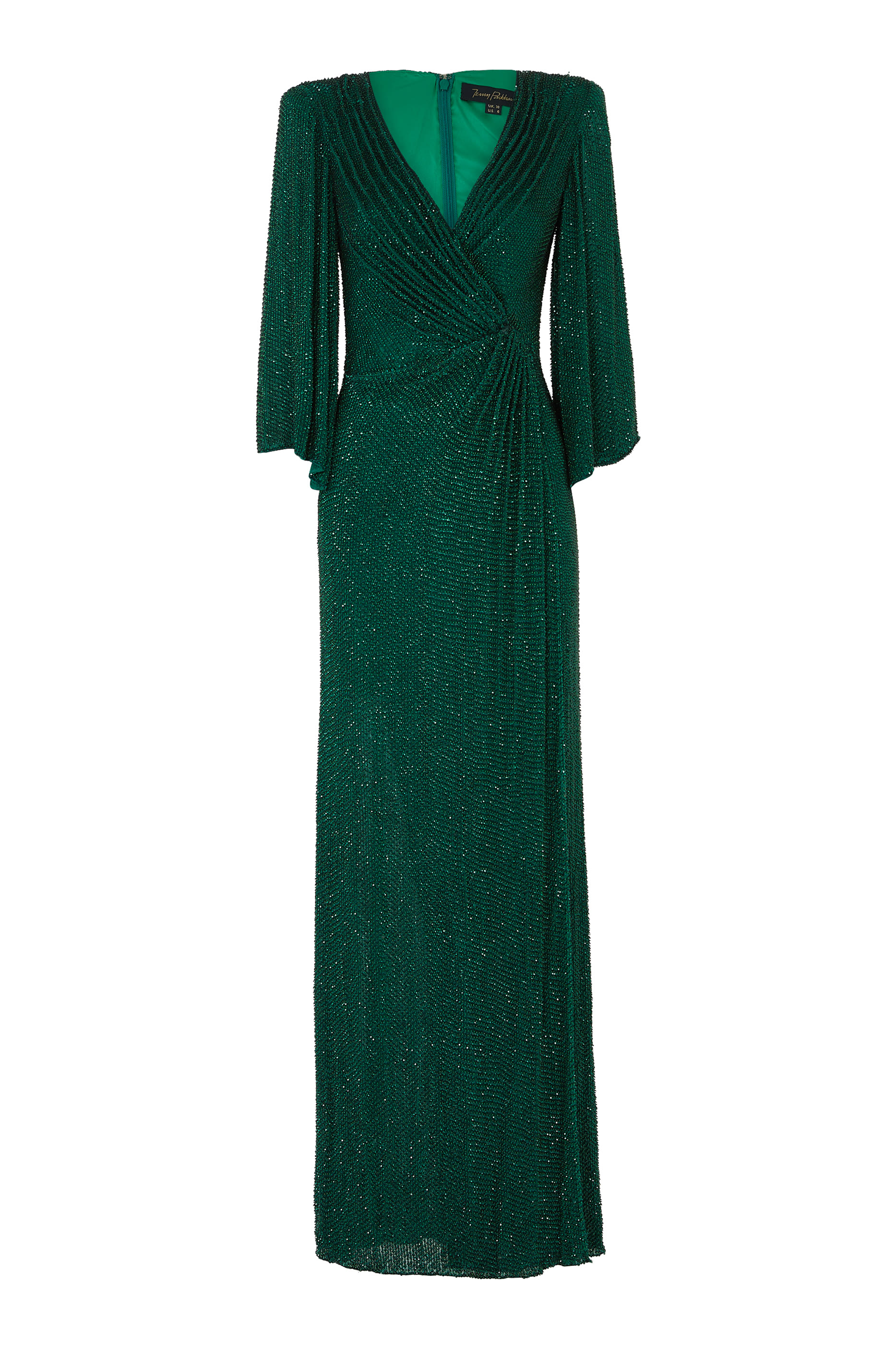 فستان سهرة لونا شيفون مطرز