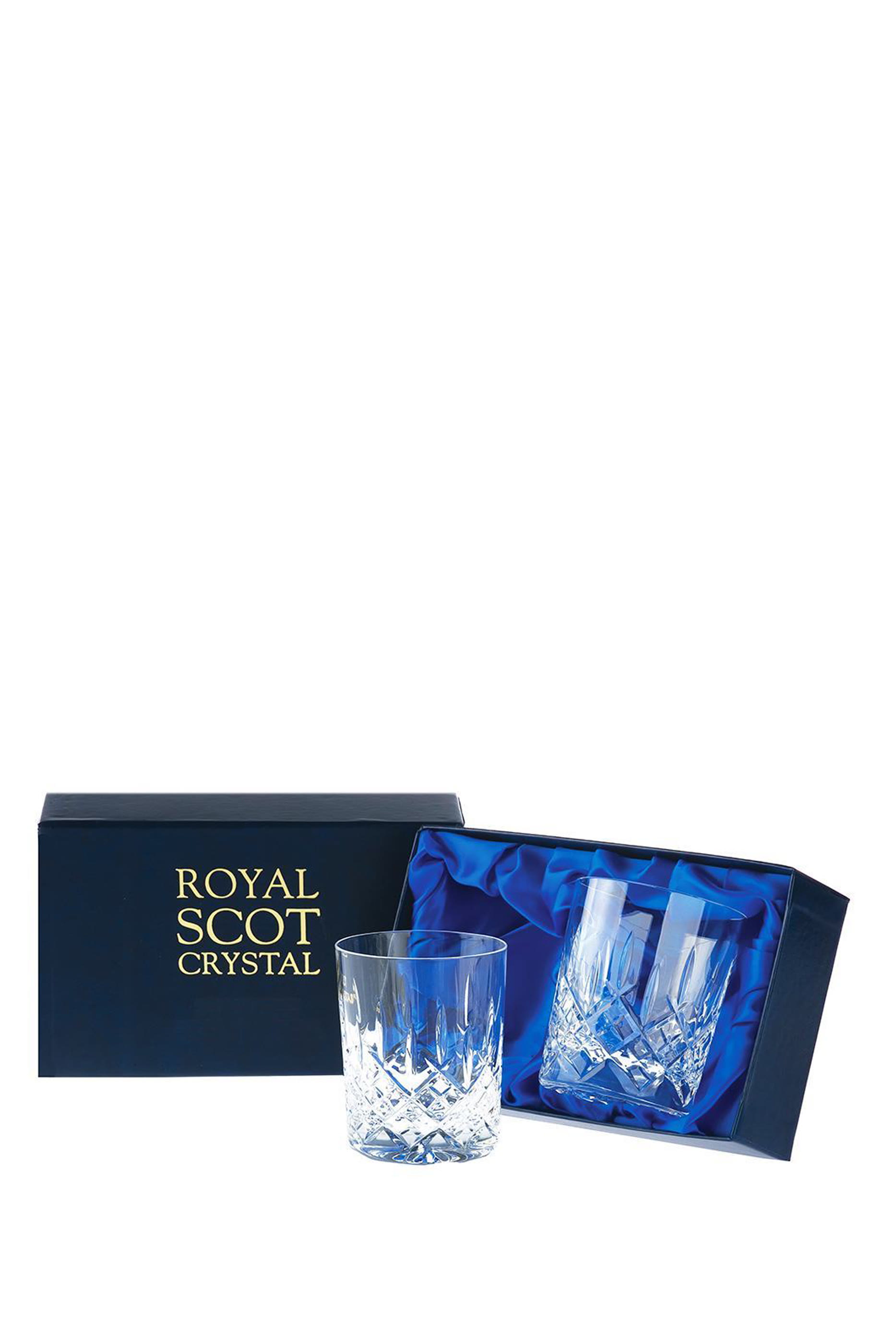 طقم أكواب كبيرة كريستال، قطعتين