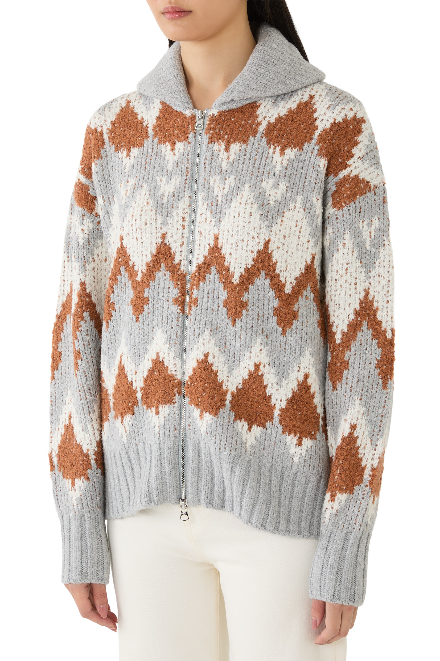 جاكيت بروكلي نسيج جاكار