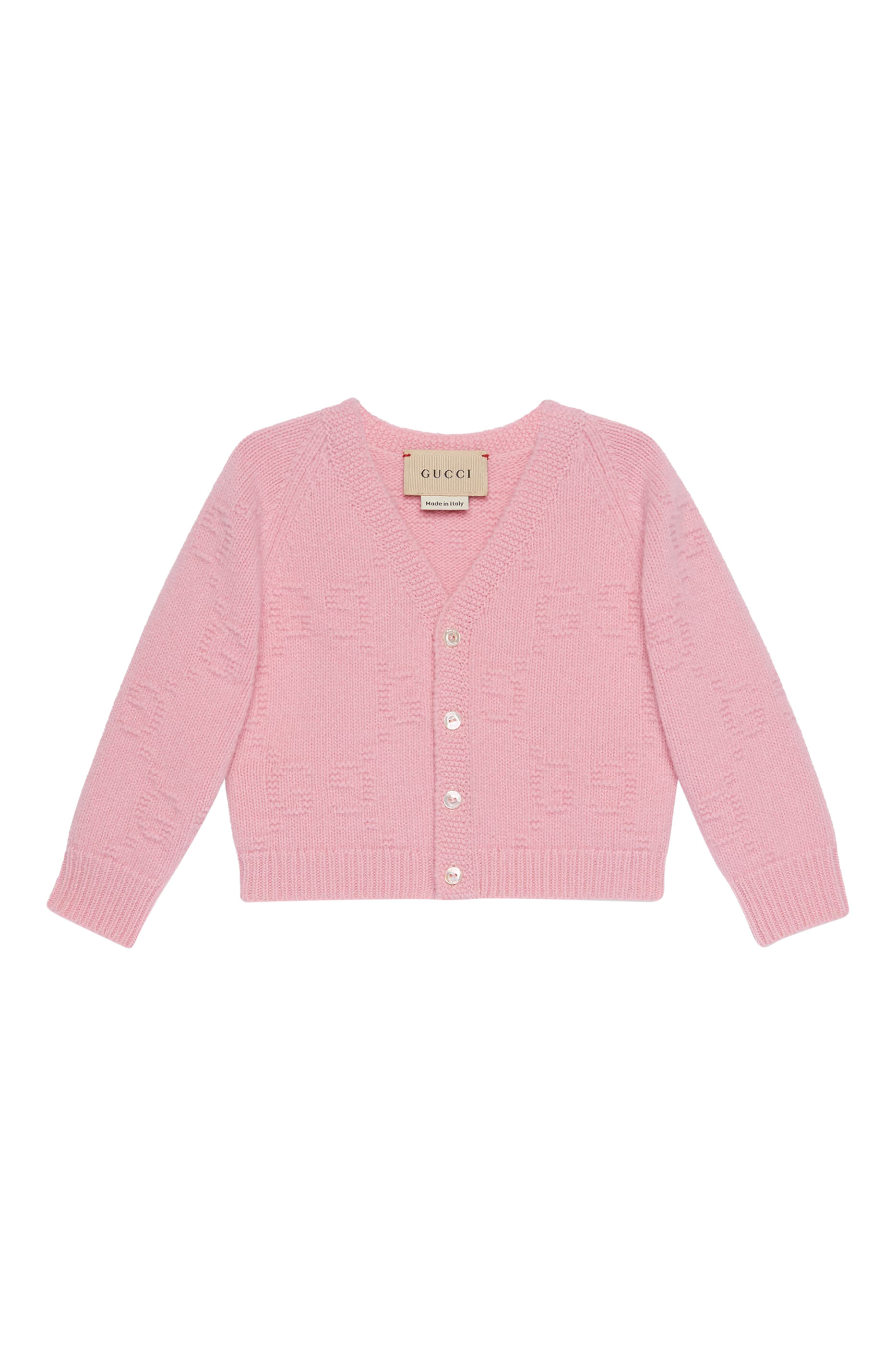 كارديجان للأطفال بحرفي شعار الماركة صوف ناعم