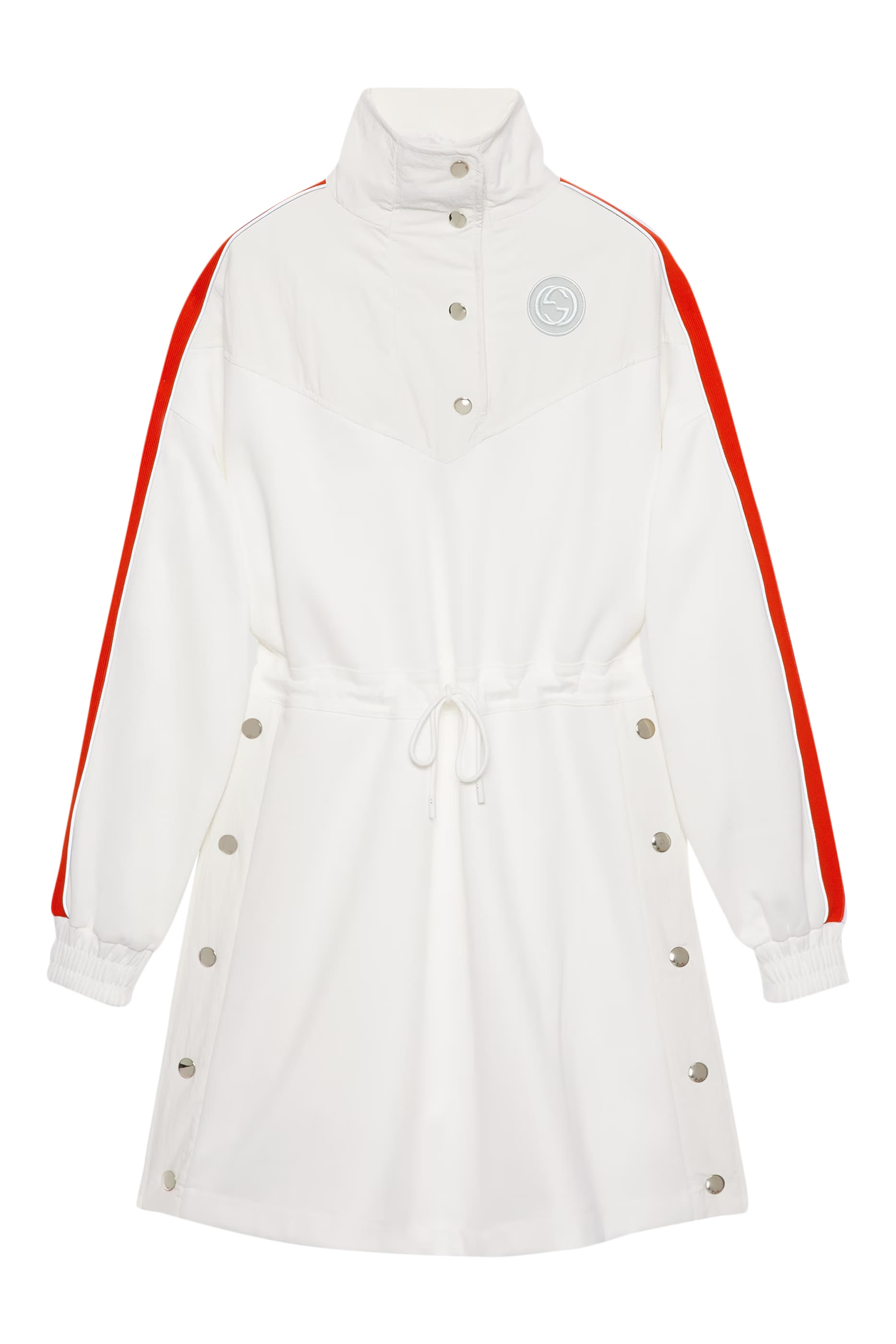 فستان بشريط ويب جيرسيه معالج