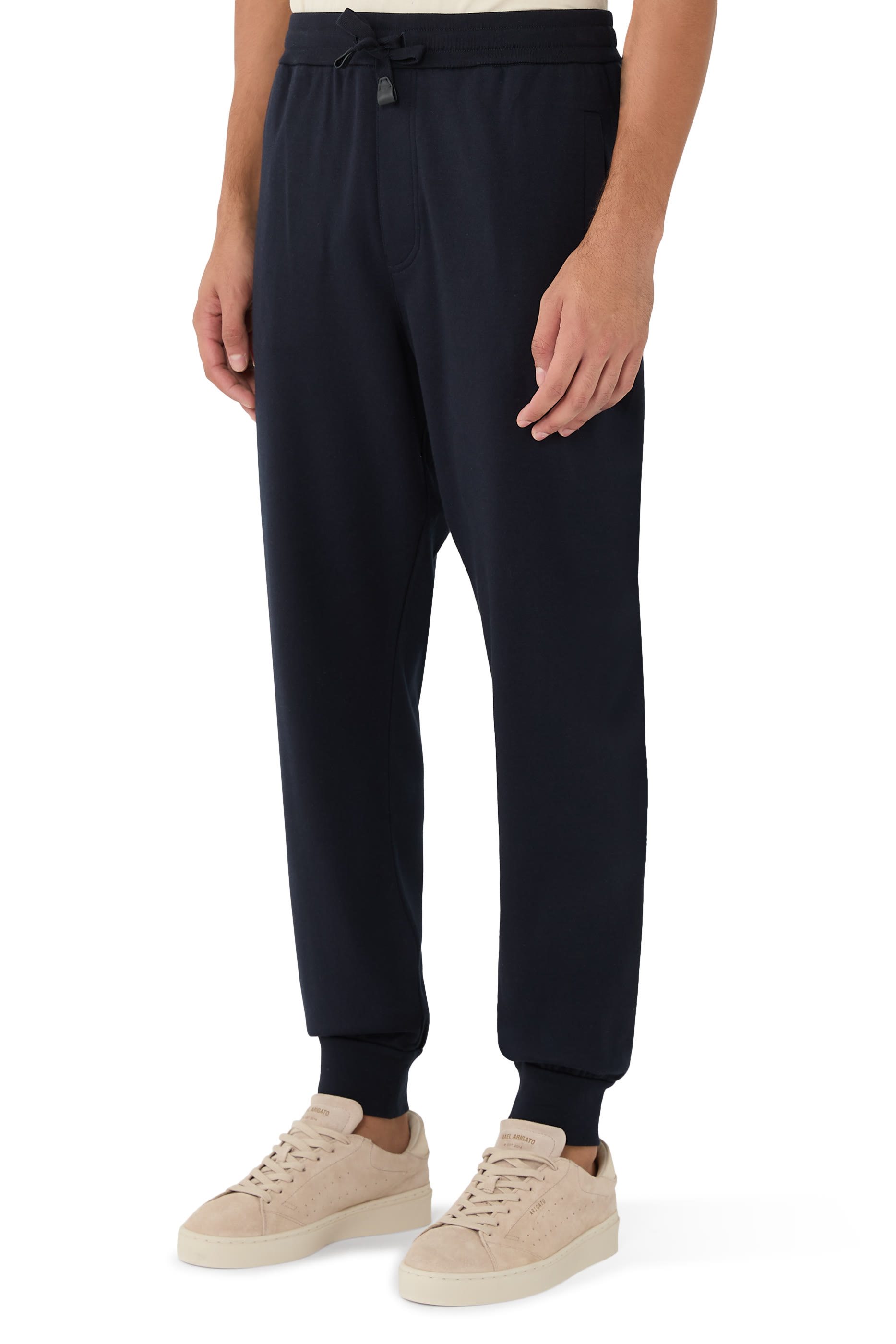 Stretch Cotton Piqué Sweatpants