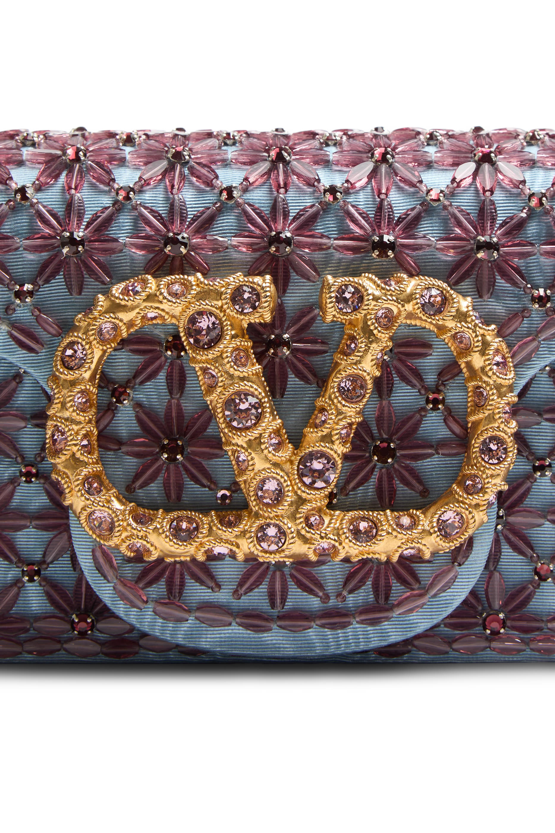 حقيبة كتف لوكو بشعار الماركة مزين بالأحجار