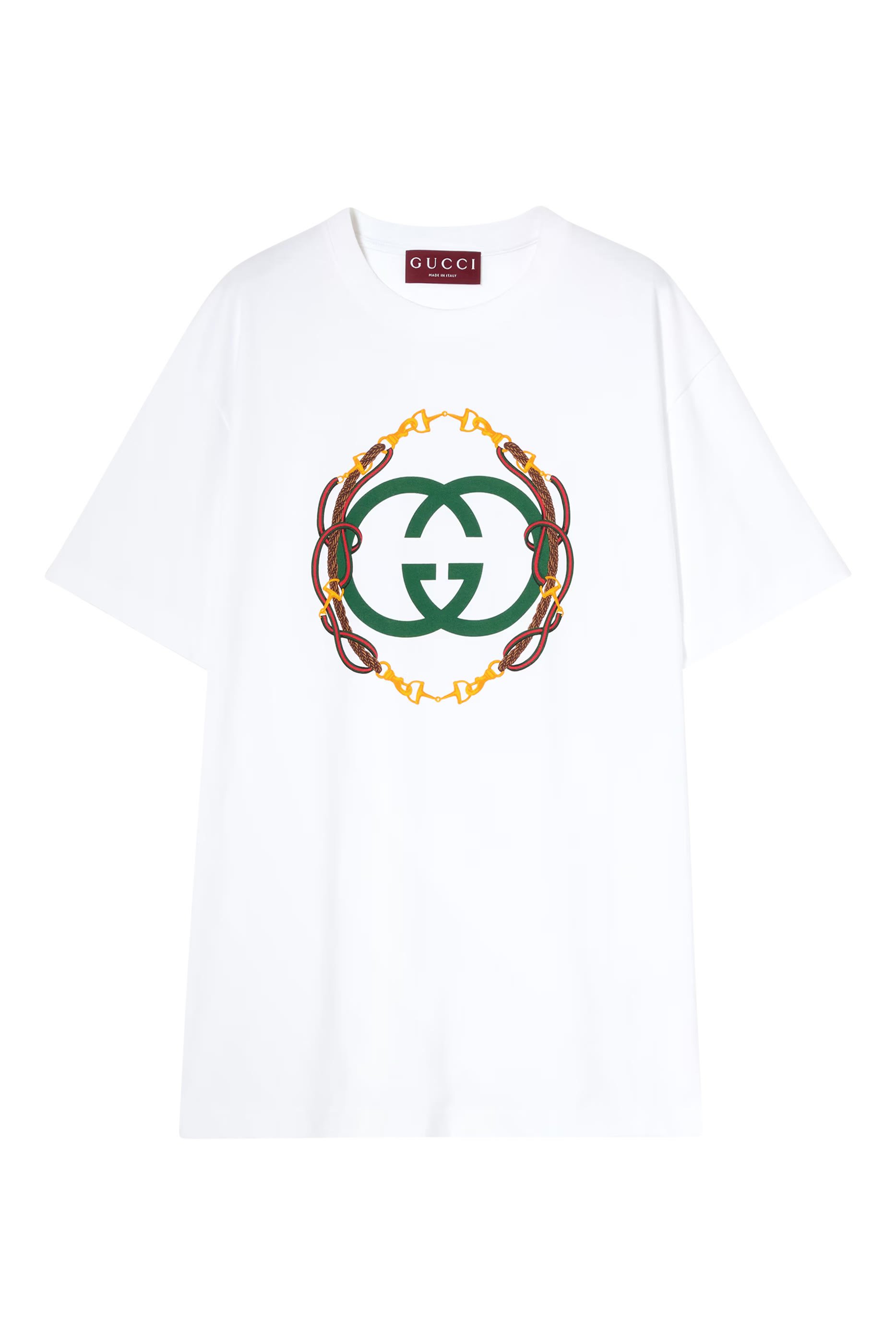 تيشيرت بنقشة قطن جيرسيه