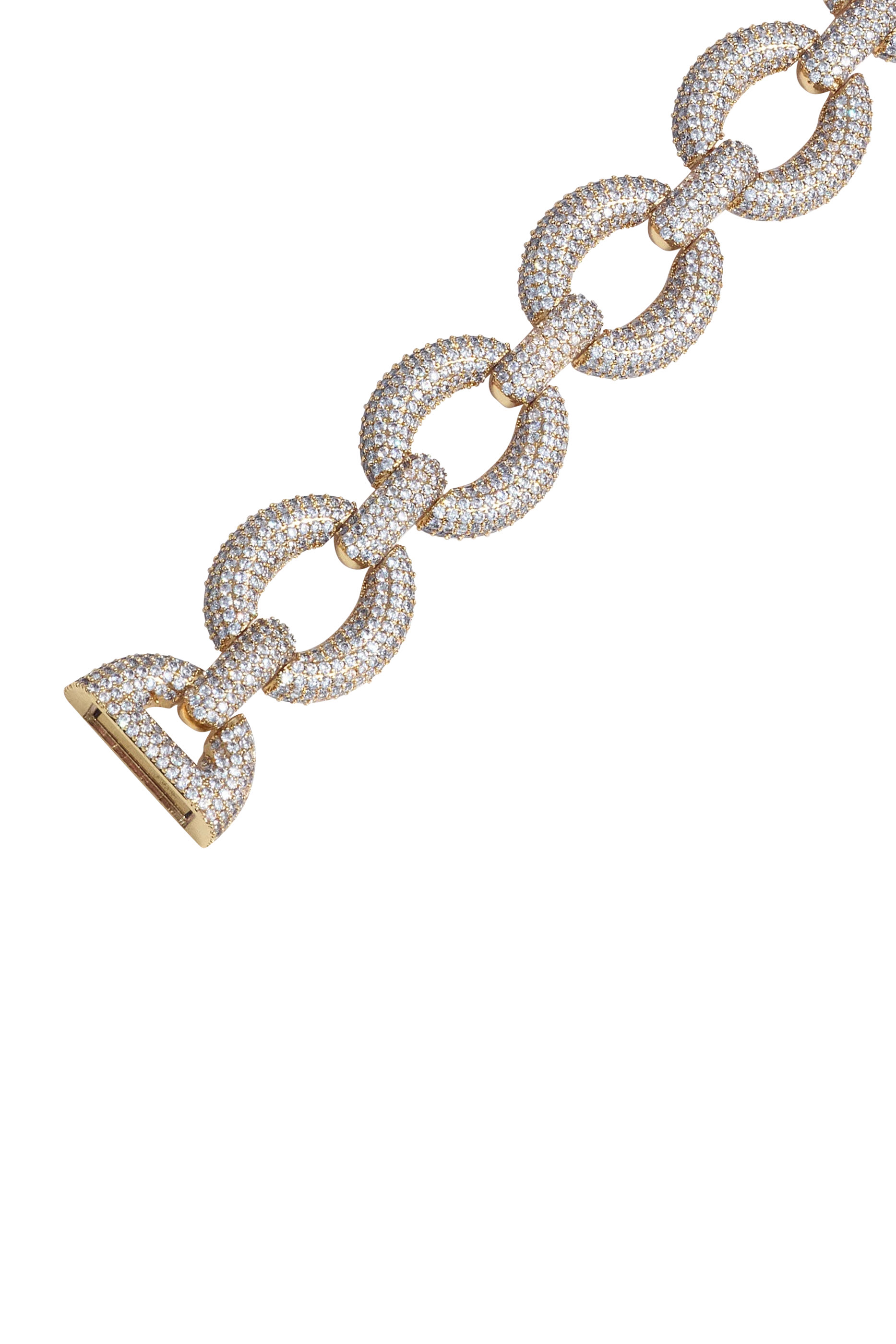 سوار بحلقات مرصع بكريستال