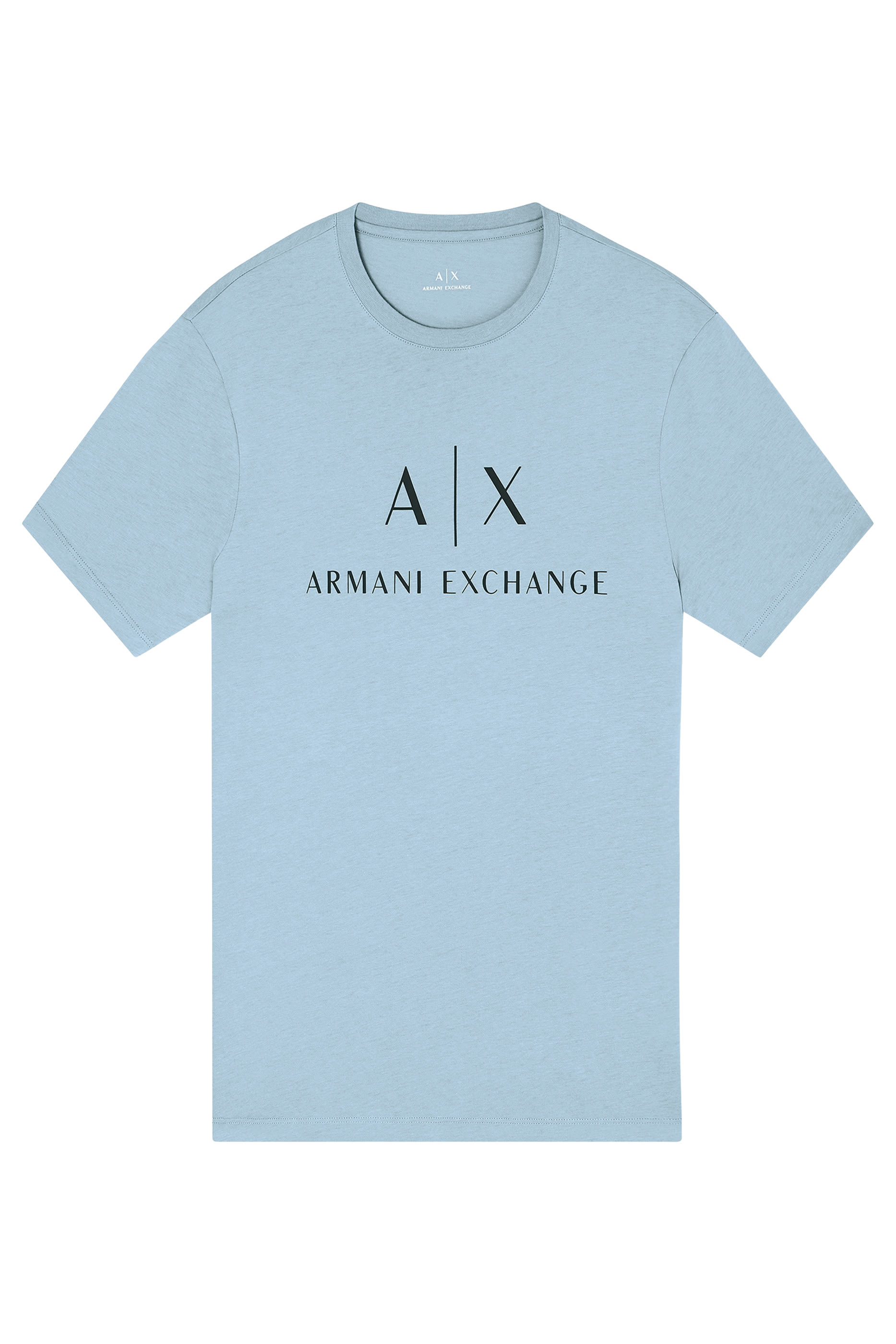 تيشيرت بشعار الماركة بقصة ضيقة جرسيه