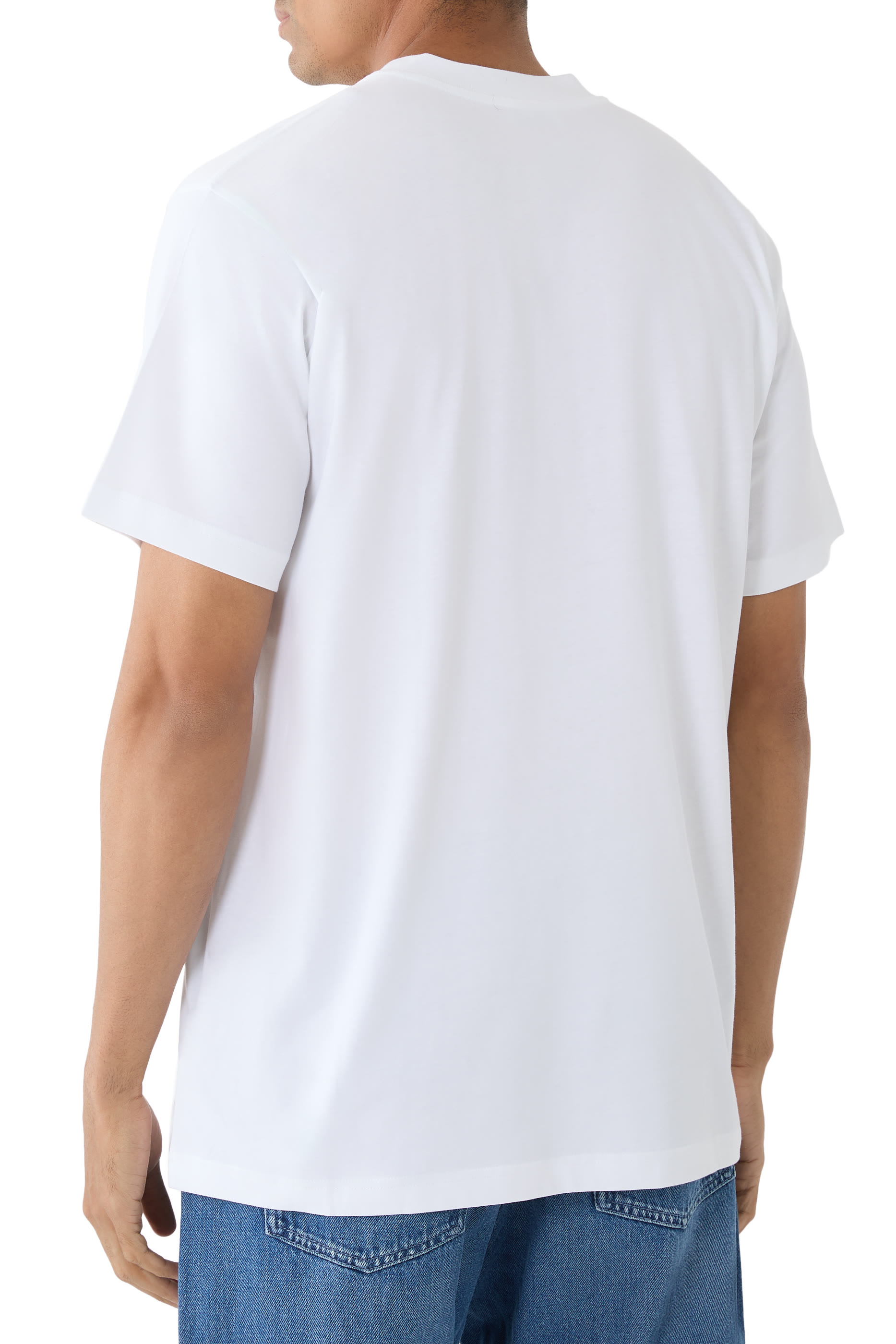 تيشيرت قطن بشعار الماركة