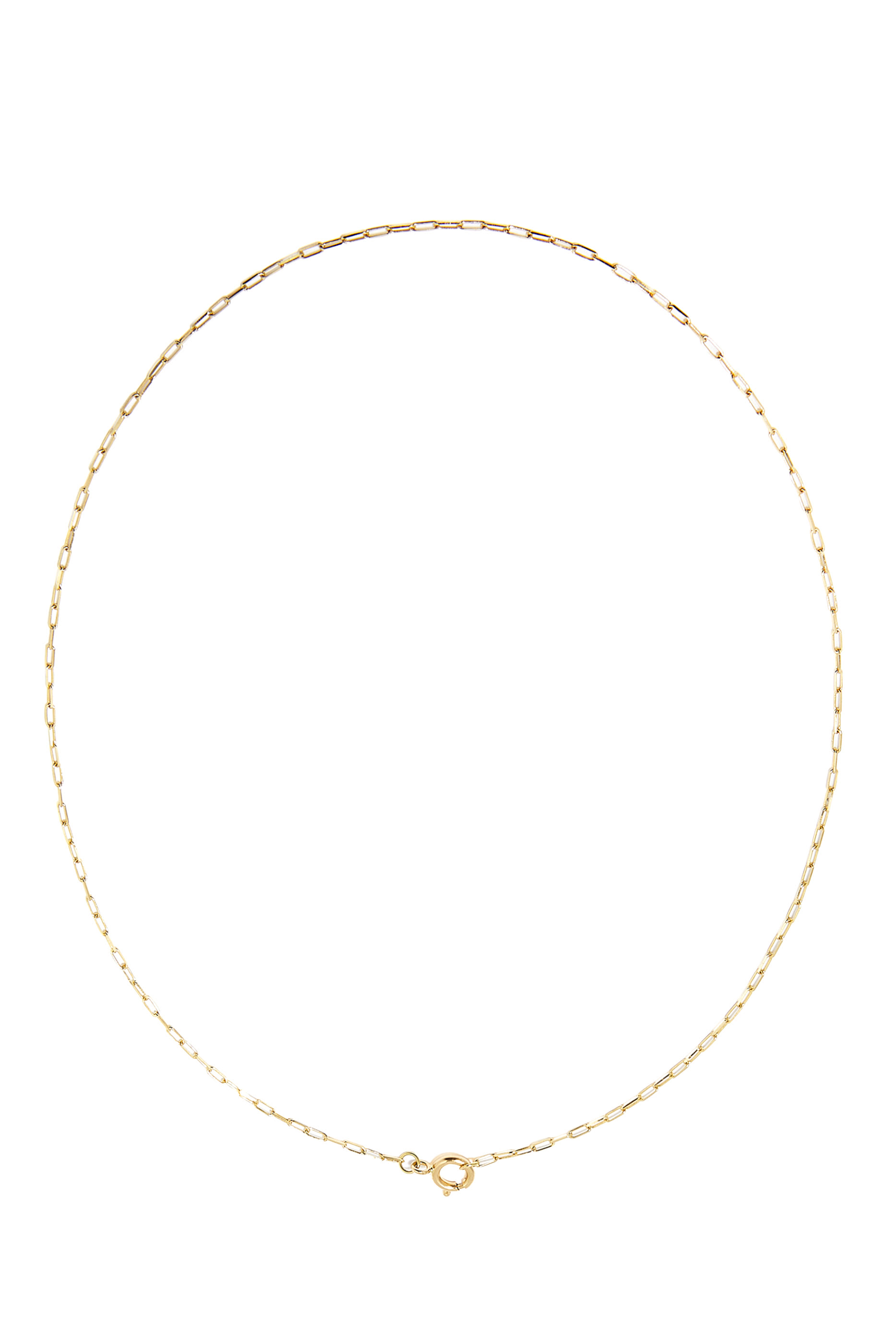 قلادة رفيعة ذهب أصفر عيار 18