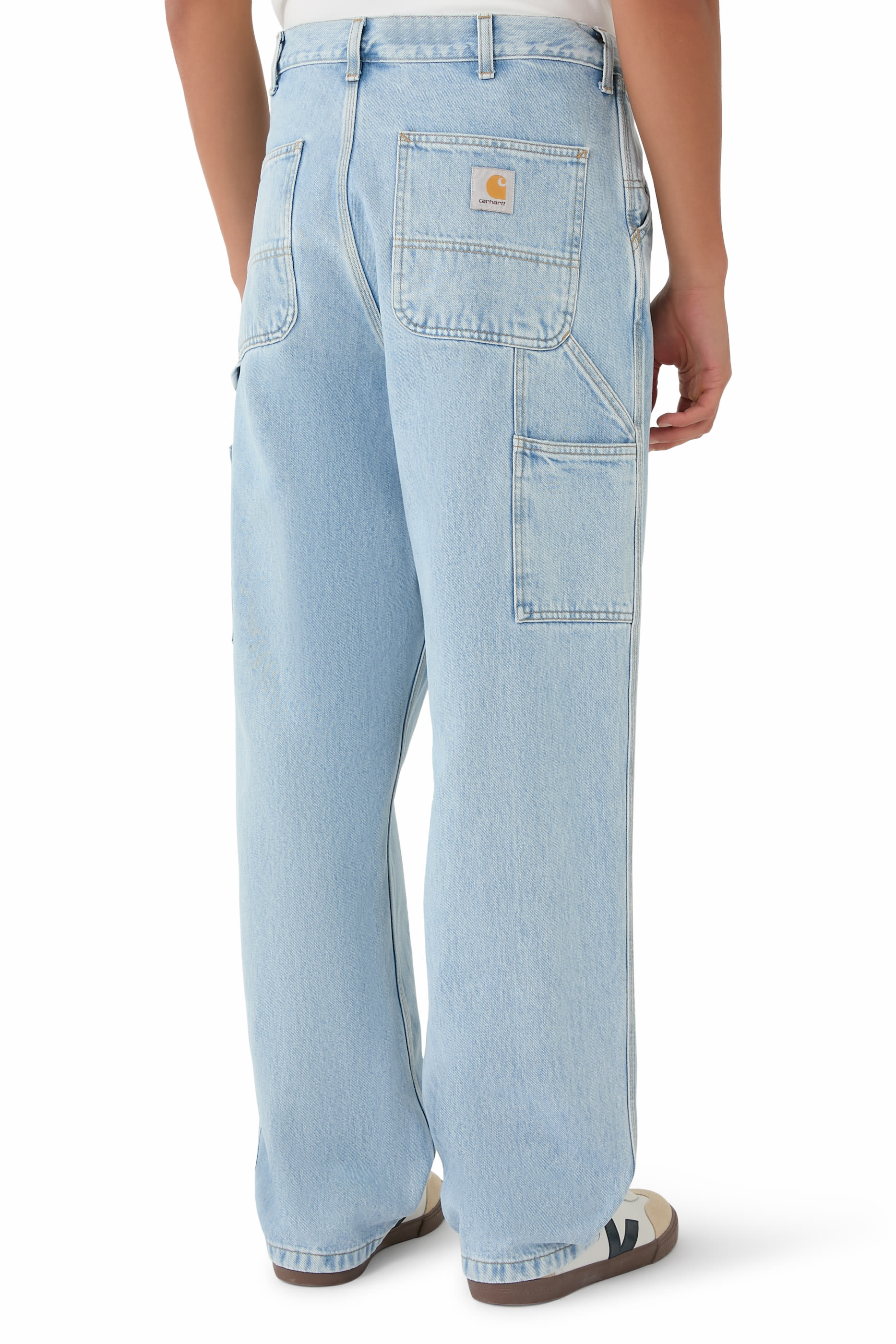 بنطال دنيم سنجل ني