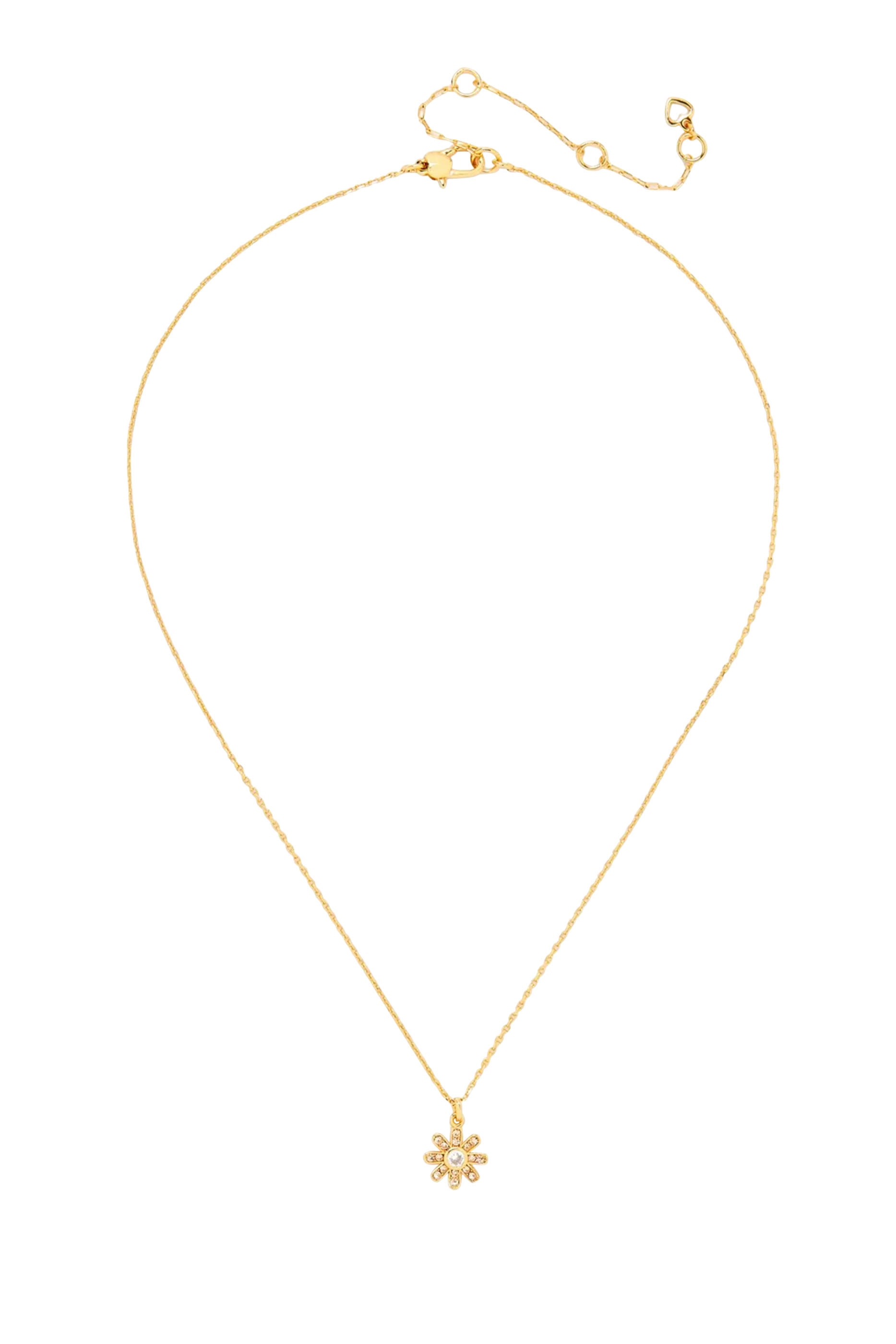 قلادة بيرستينج بلومز بأحجار زركونيا مكعبة، معدن مطلي