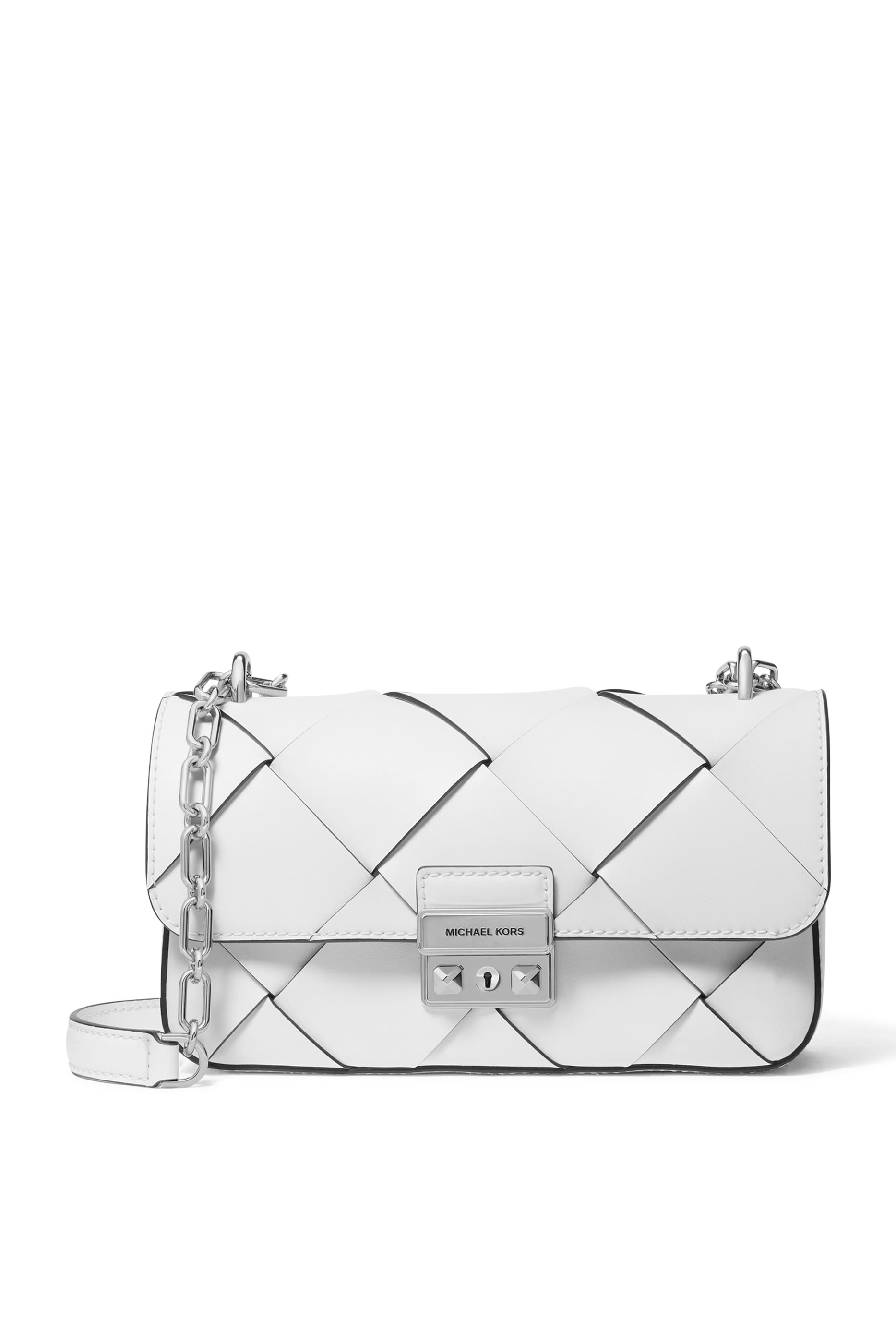 حقيبة كتف تريبيكا صغيرة جلد مجدول