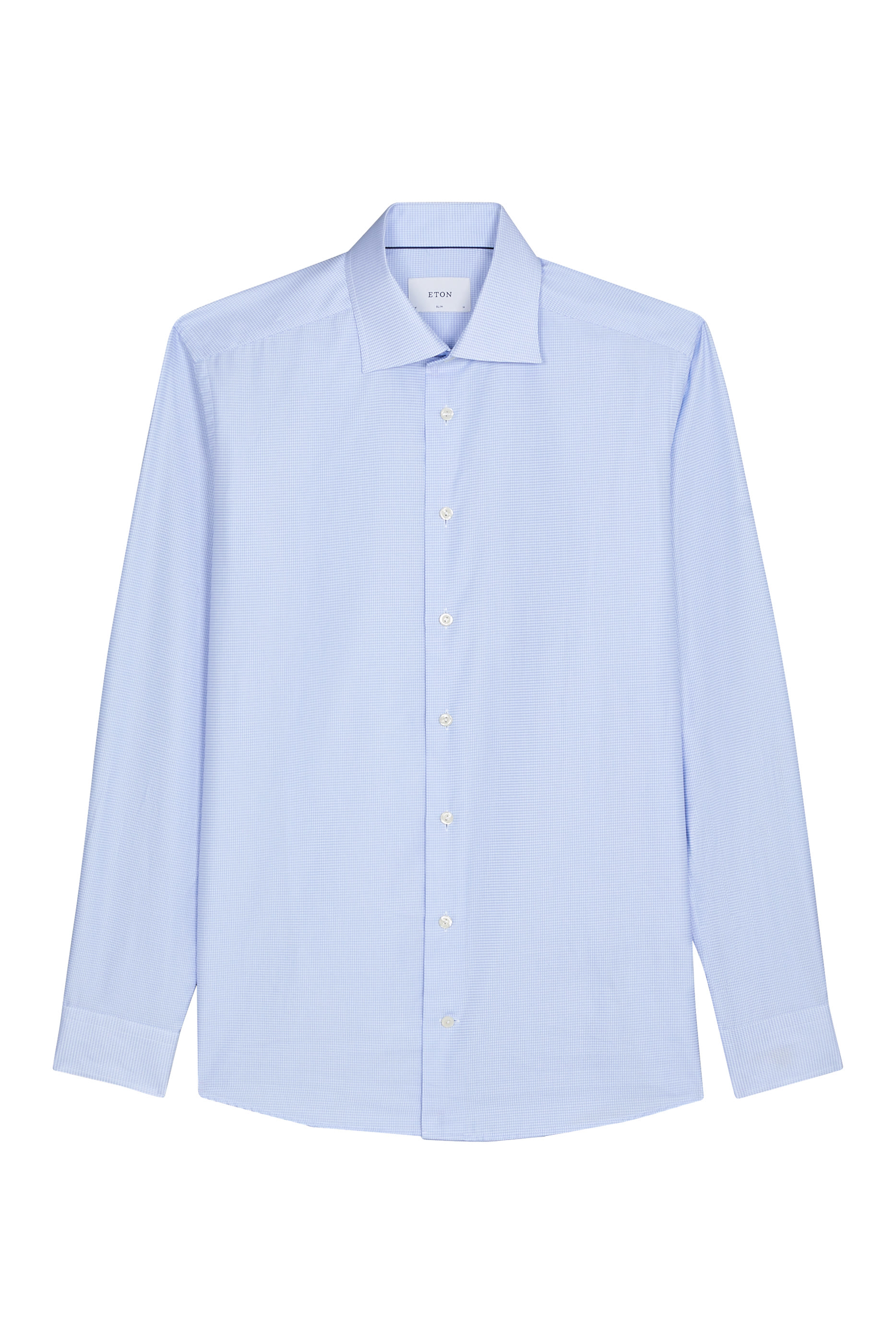 قميص بنقشة مربعات تويل مميز للماركة 