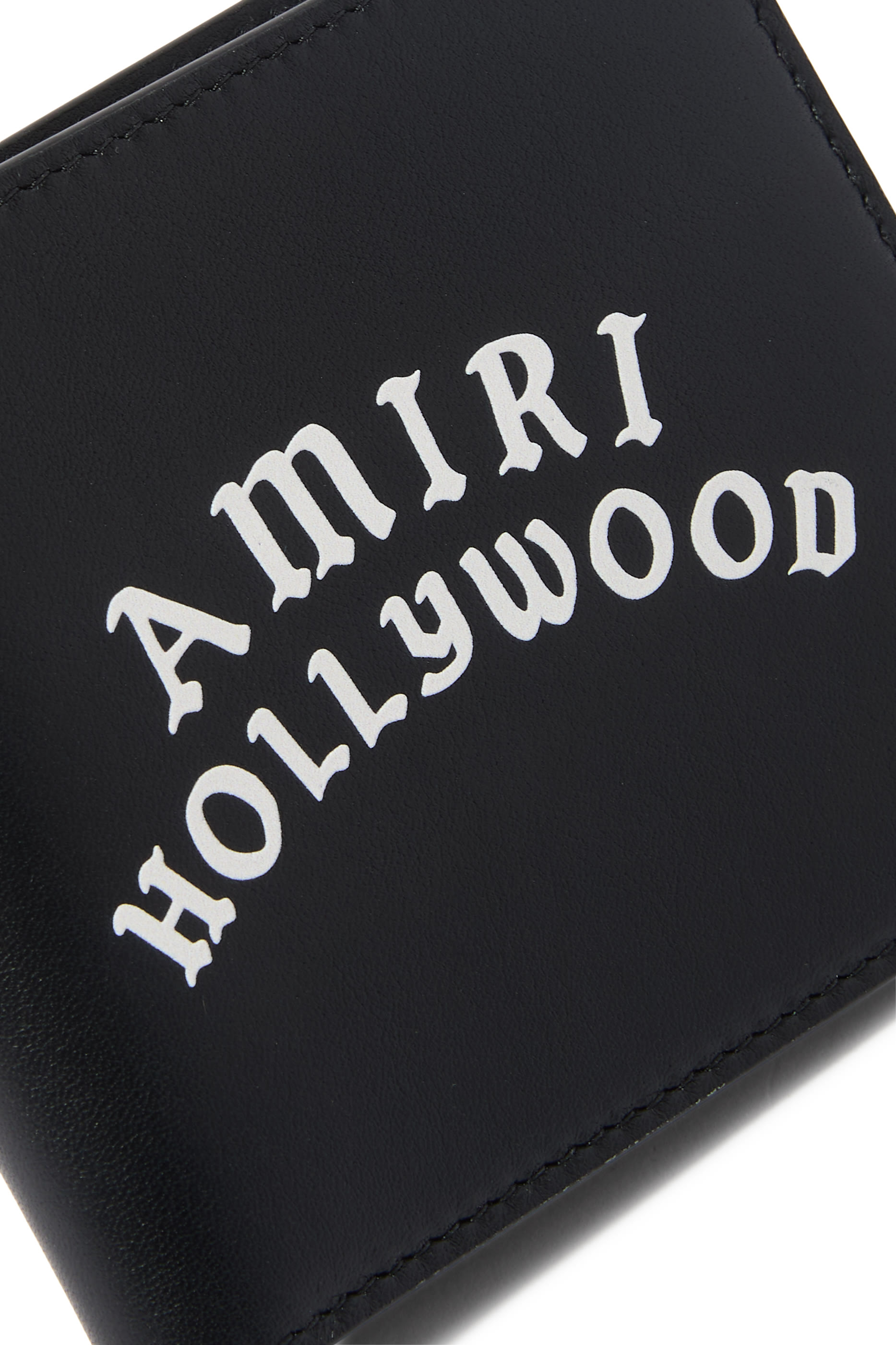 محفظة ثنائية الطي بشعار الماركة وهوليوود