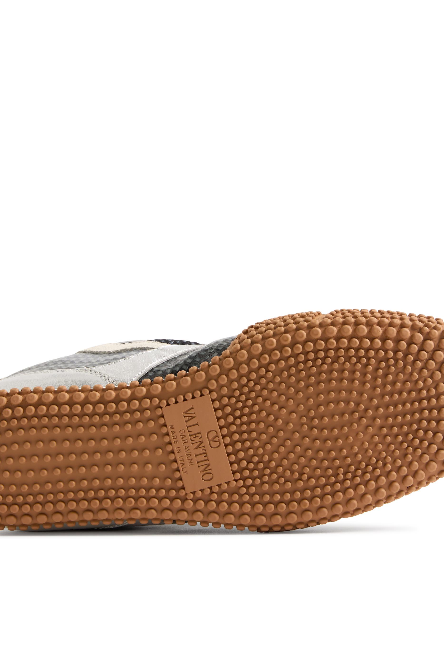 سنيكرز أمفيبيا جلد عجل مطاطي وجلد نابا لامع