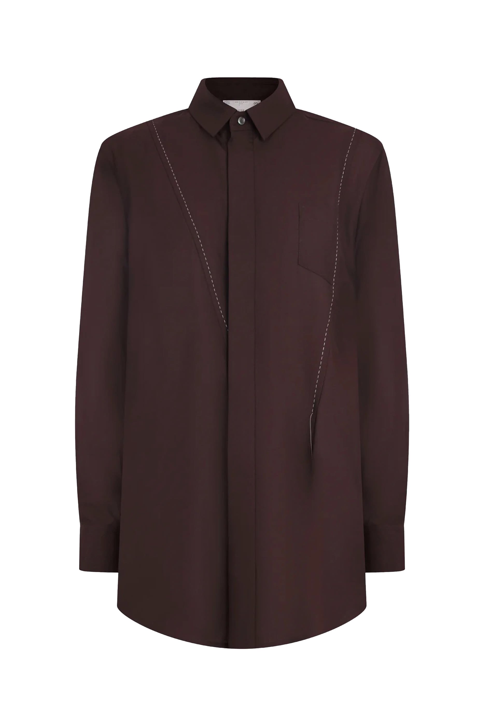 قميص بأزرار قماش بدلات