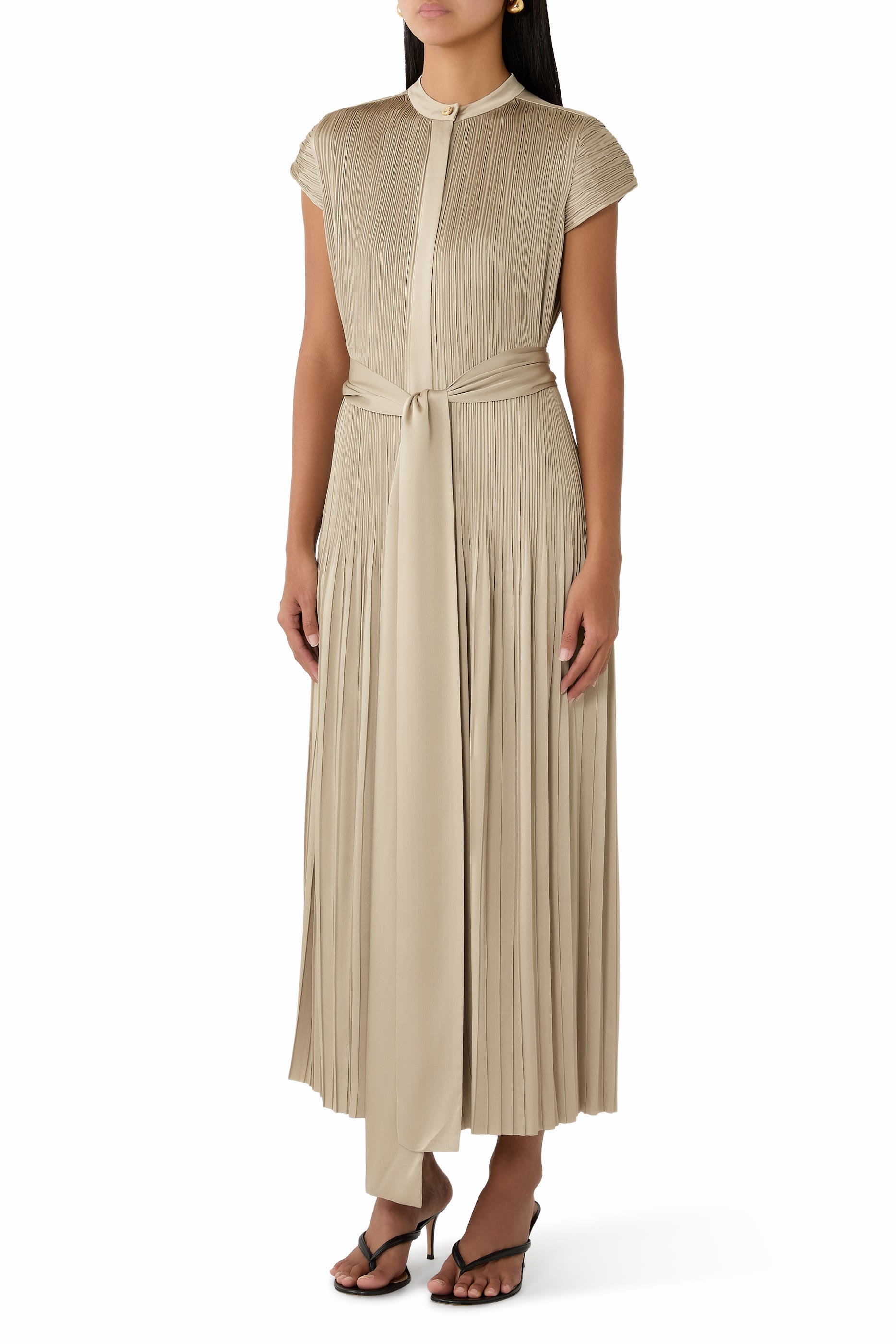 فستان كوكتيل فير مزيج حرير وساتان