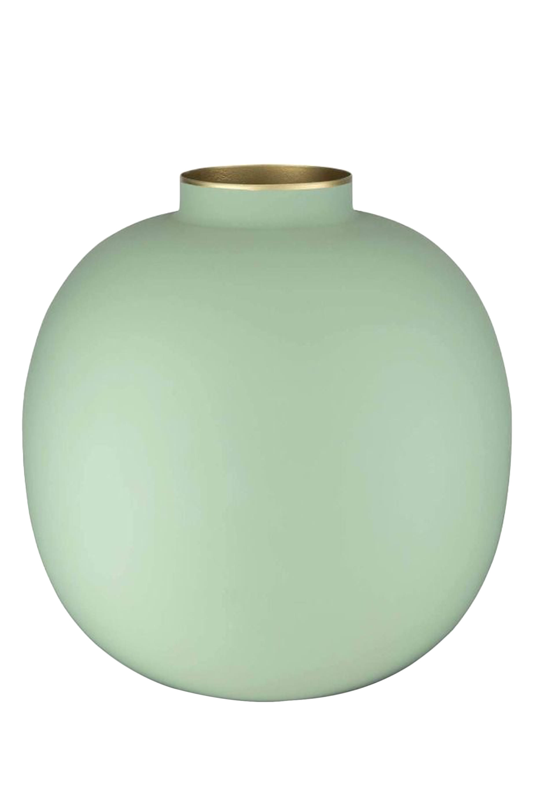 مزهرية معدنية دائرية