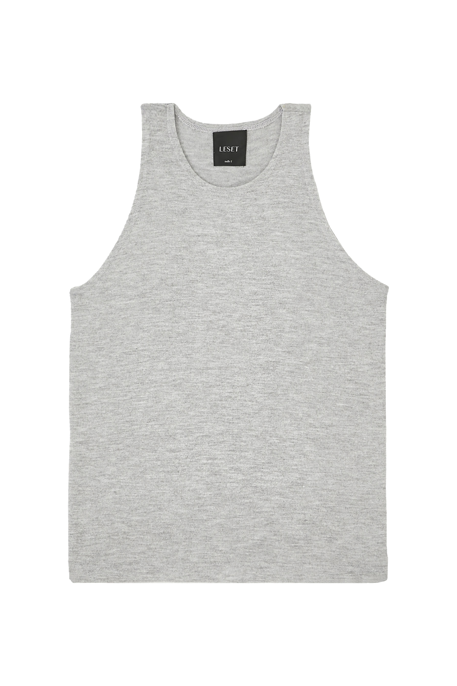 بلوزة لورين بلا أكمام بياقة عالية