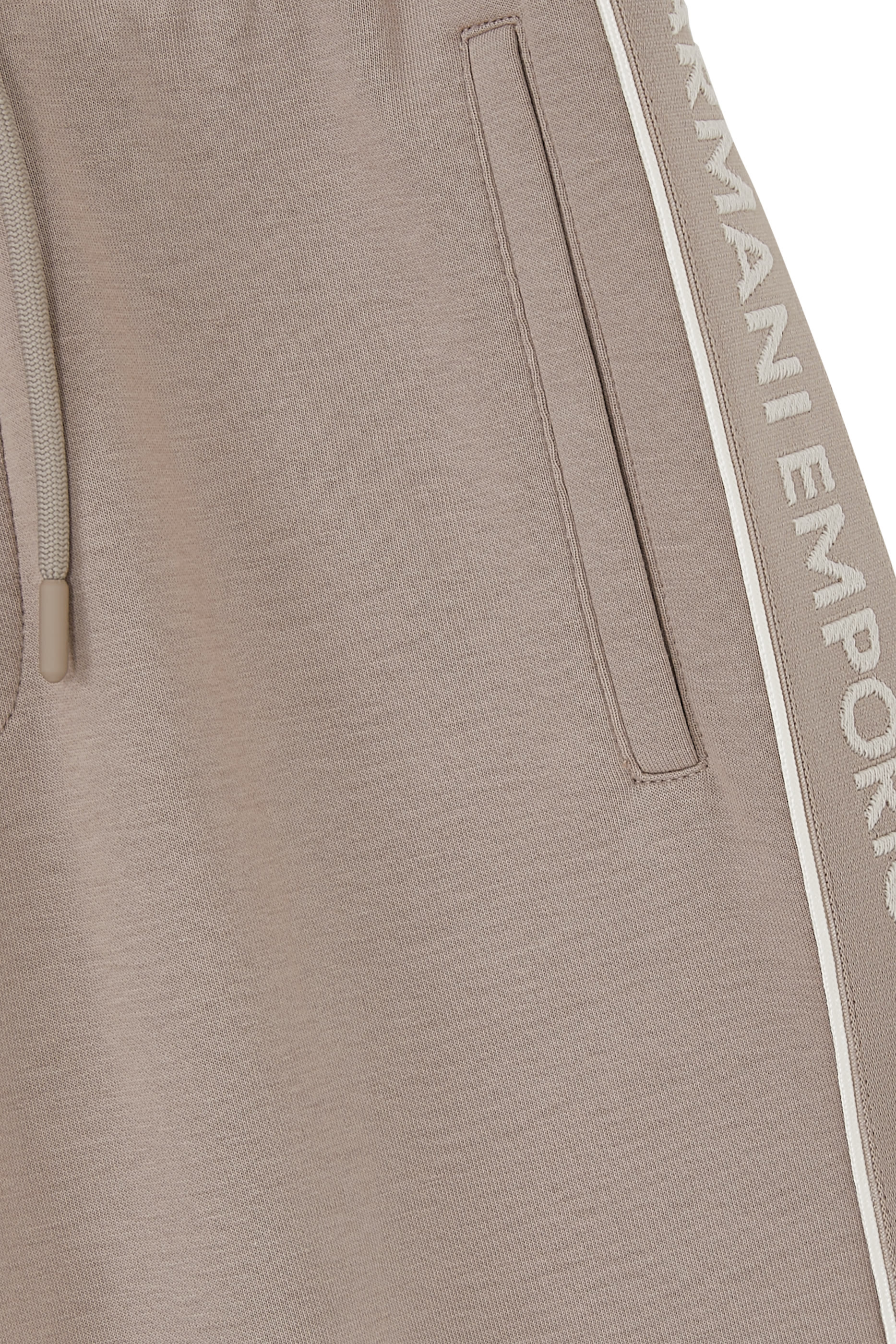 بنطال رياضي بشعار الماركة ورباط تضييق للأطفال