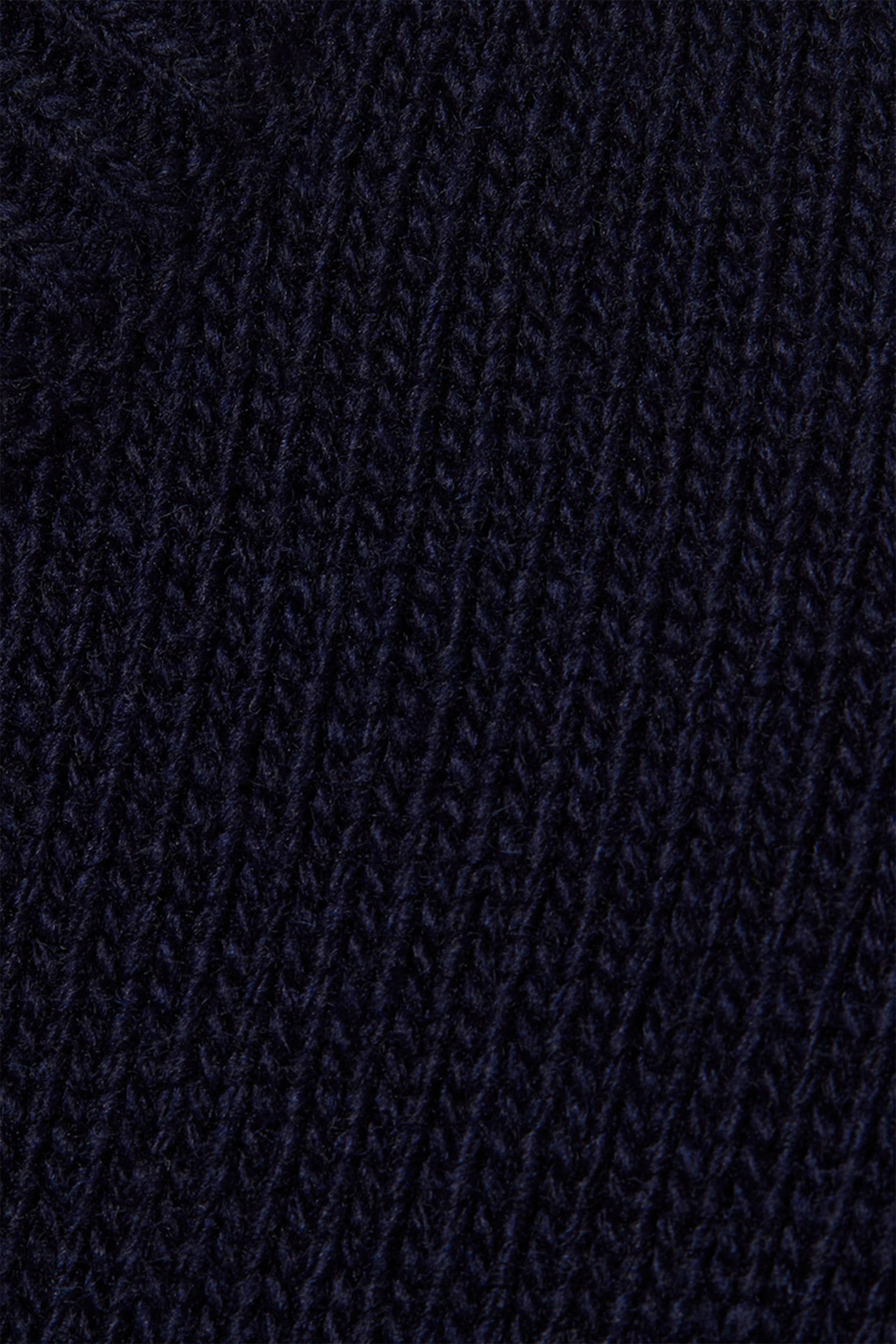 سترة إنتارسيا بشعار الماركة صوف منسوج