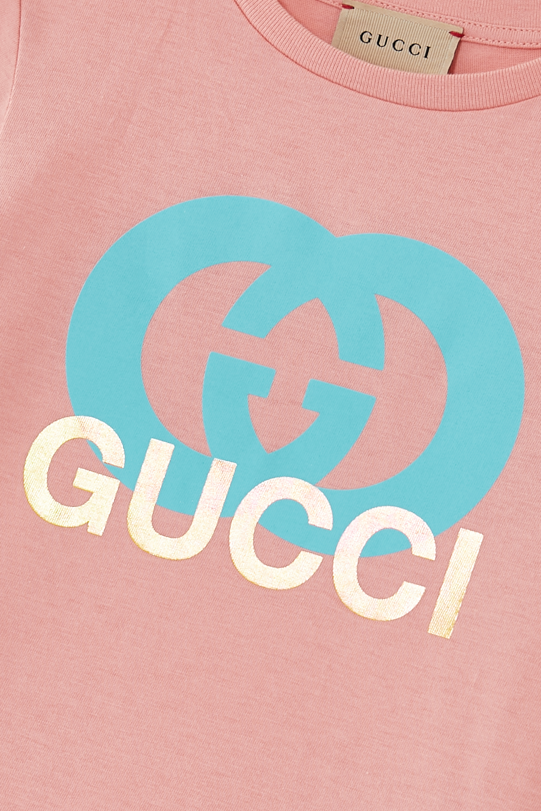 تيشيرت بطبعة حرفي شعار الماركة