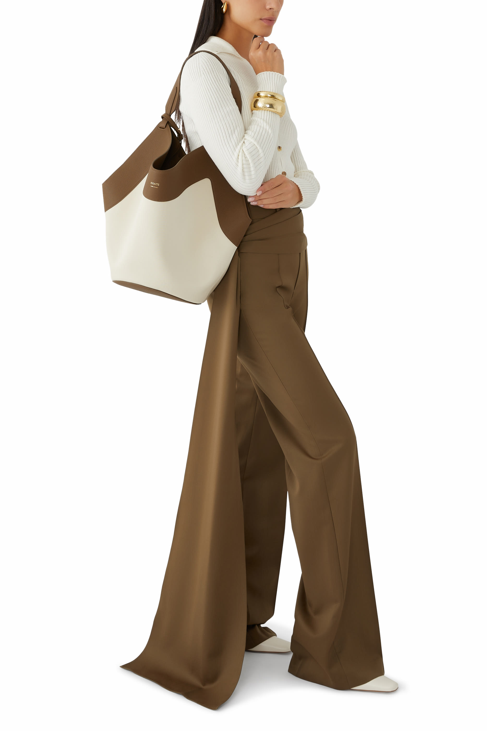 حقيبة يد لوتوس متوسطة