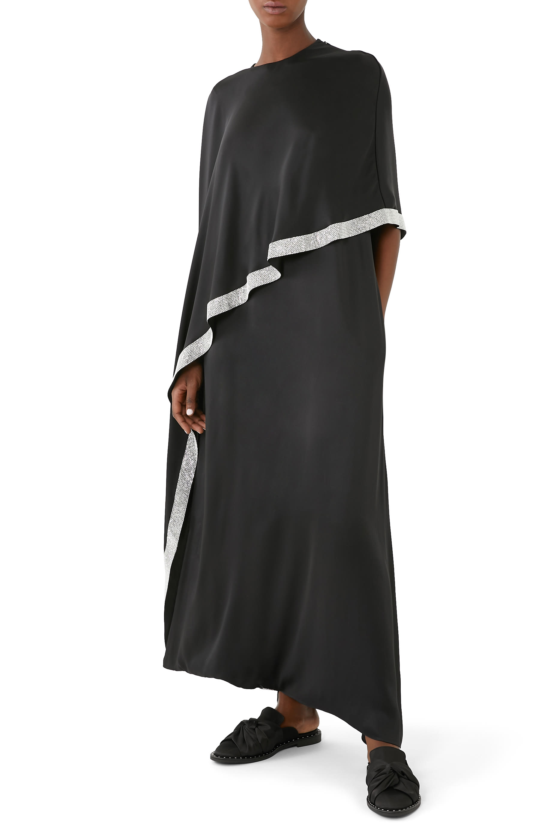 حذاء فالابيلا سهل الإرتداء مفتوح من الخلف بتصميم ملفوف