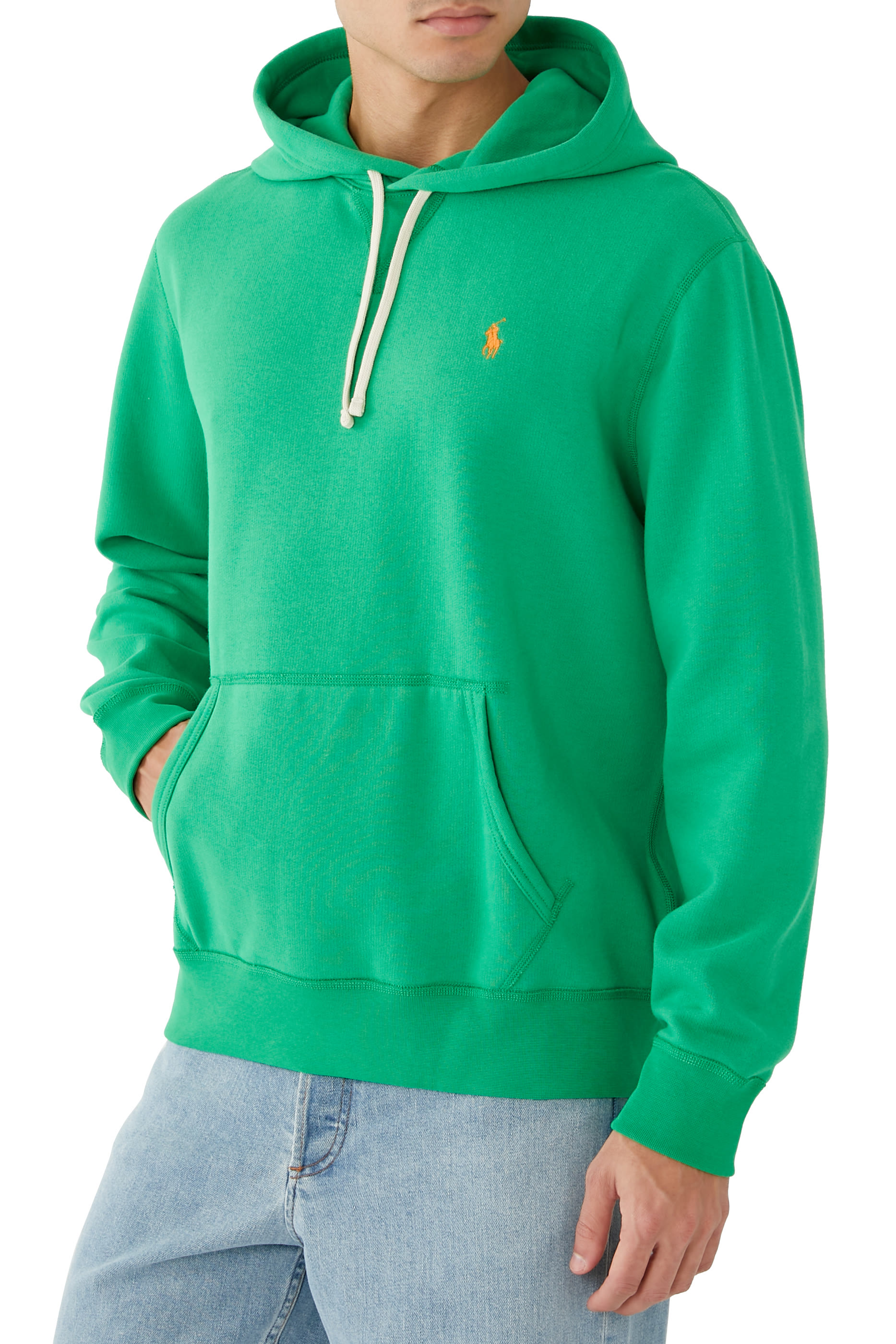 هودي مطرز بشعار الماركة