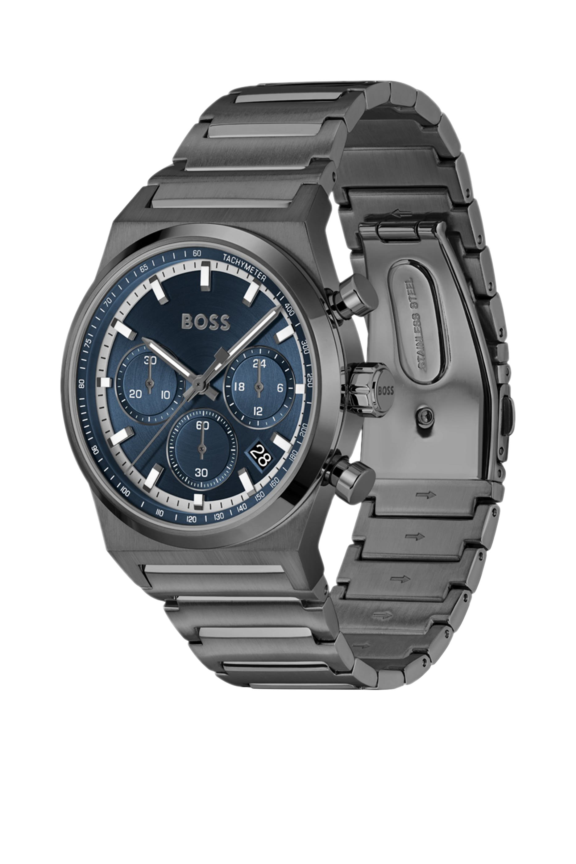 ساعة كرونوغراف كاندور كرونو بطلاء رمادي