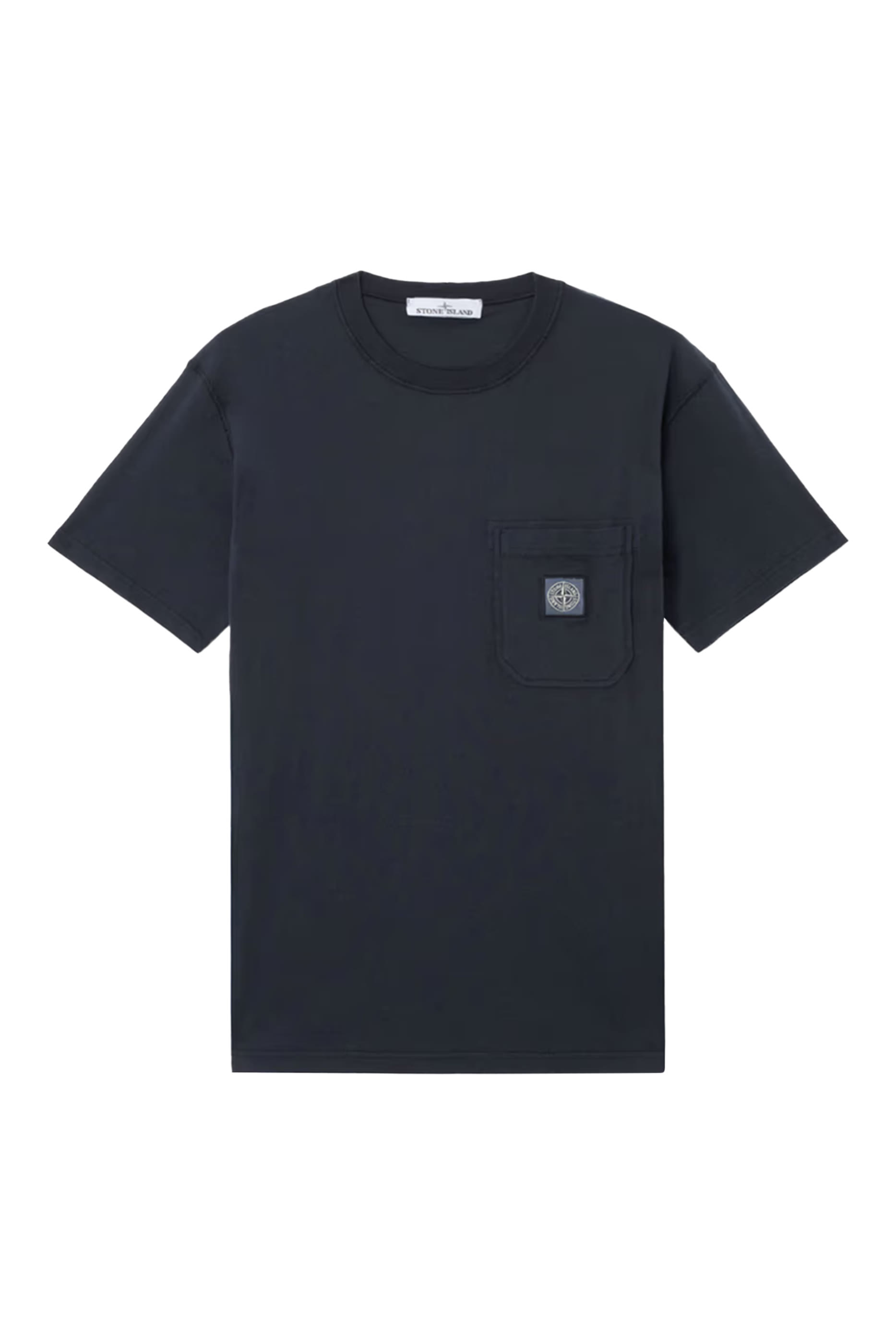 تيشيرت مزين برقعة بوصلة بشعار الماركة