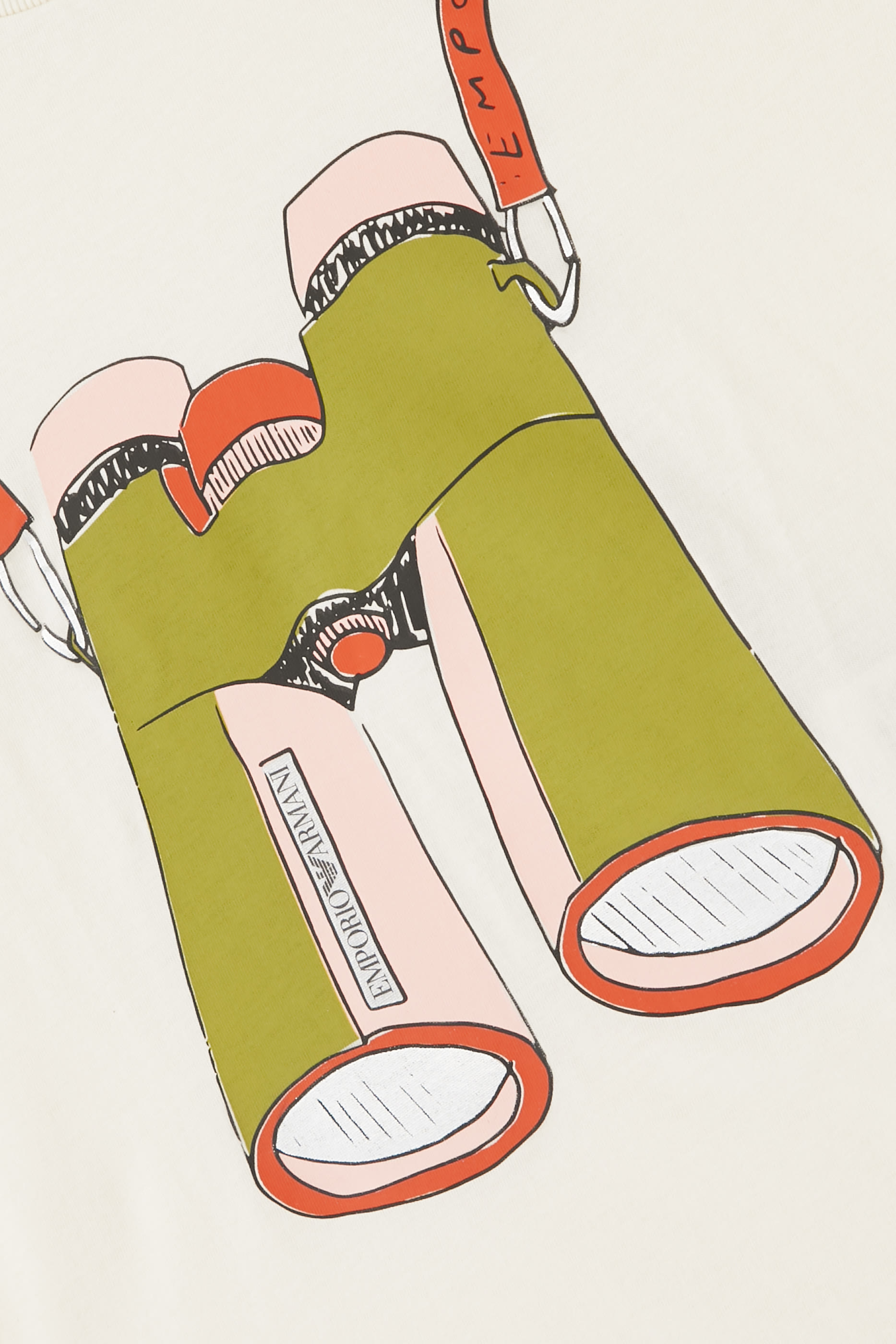 تيشيرت بطبعات منظار للأطفال