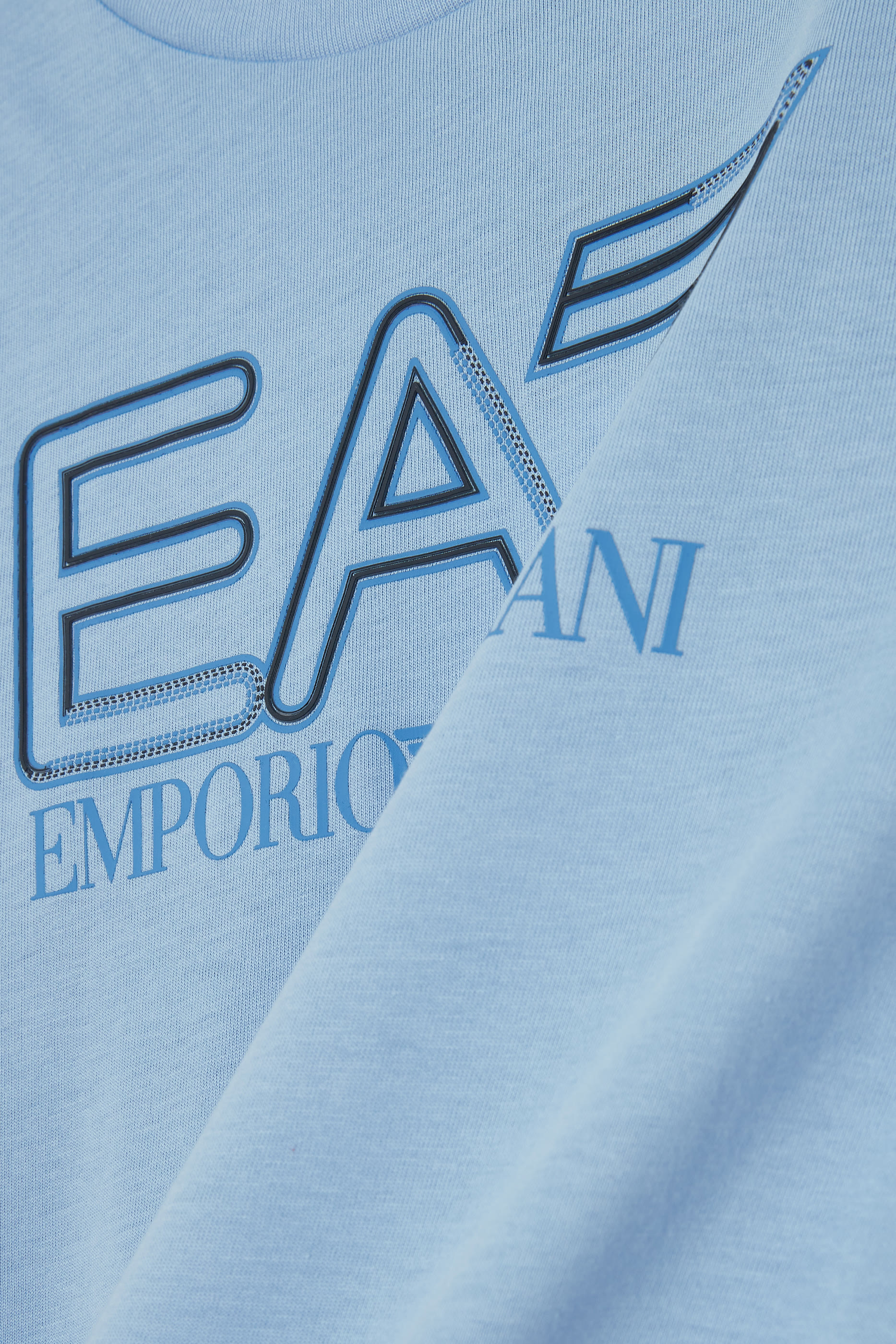 تيشيرت بطبعة شعار الماركة للأطفال