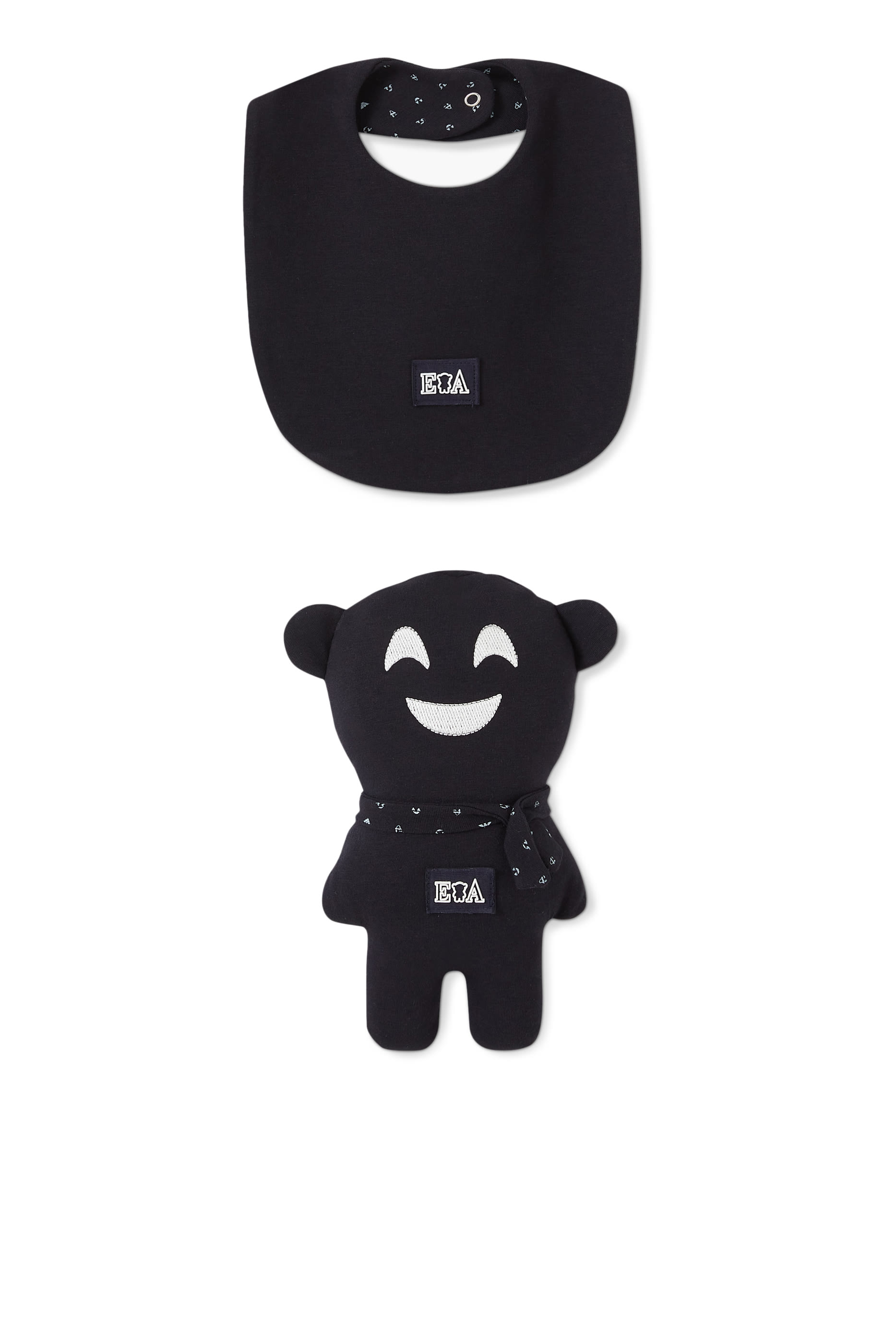 طقم مرايل قطن برقعة شعار الماركة