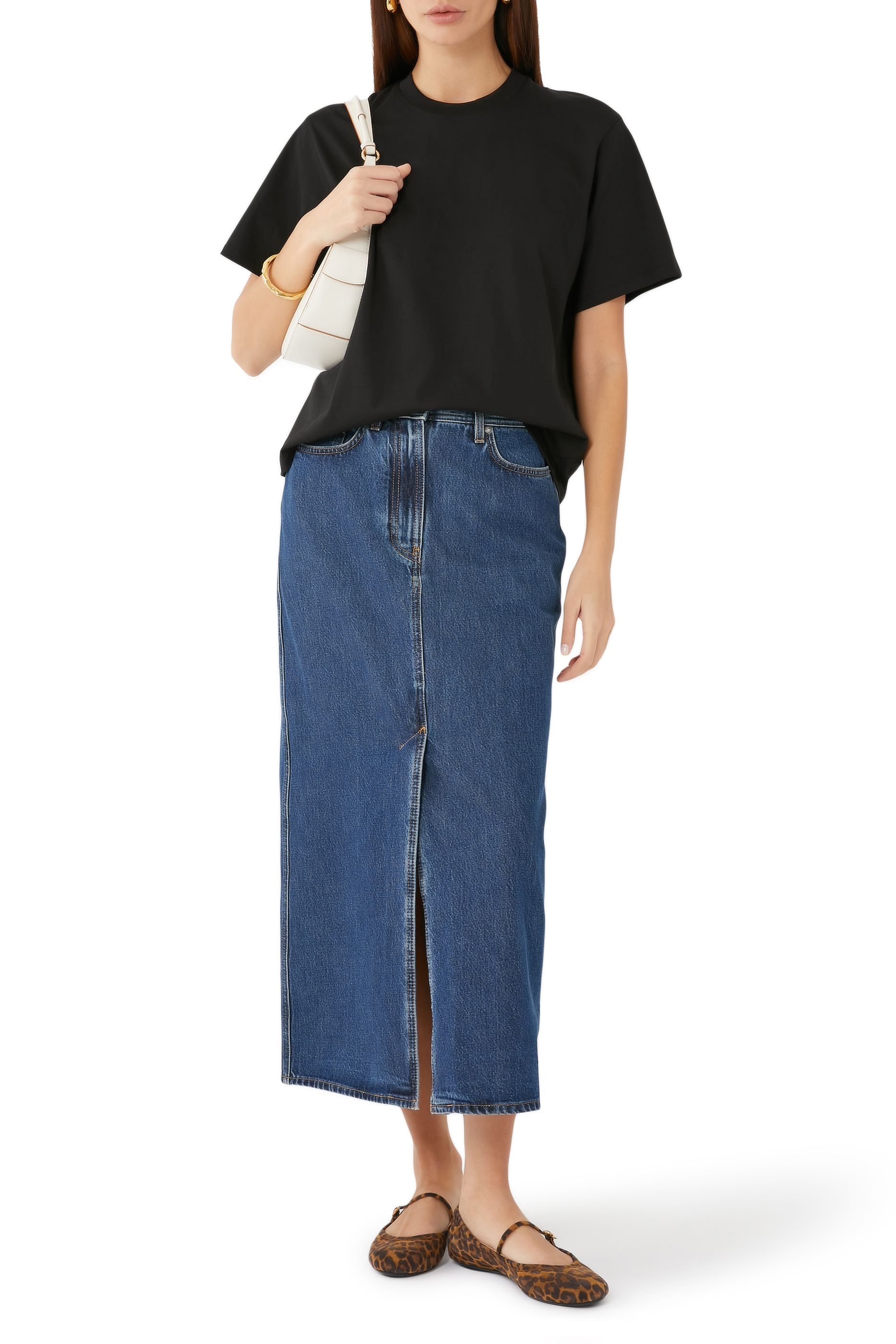 تيشيرت بأكمام قصيرة قطن