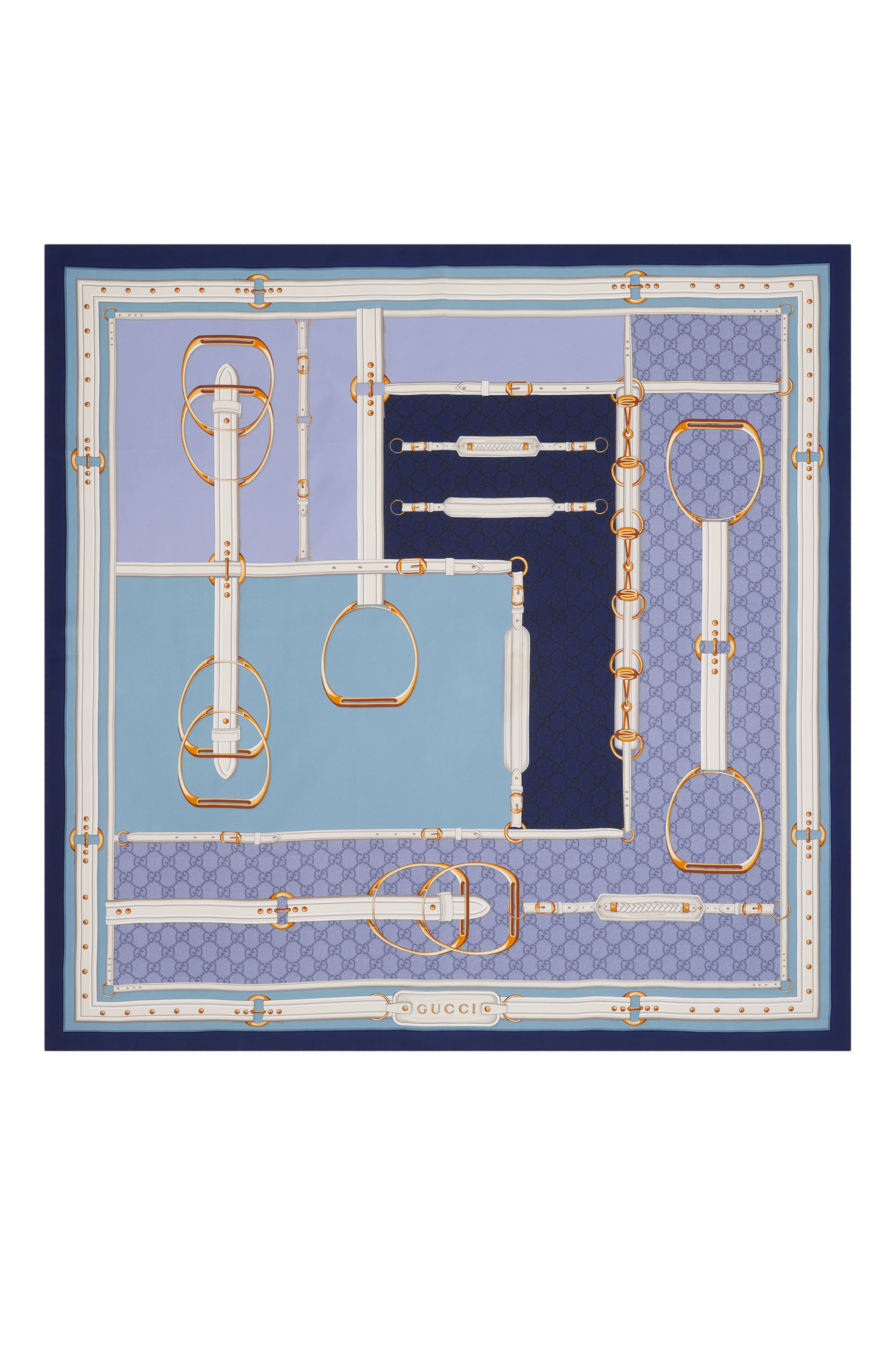 وشاح كاريه بطبعات حرير تويل